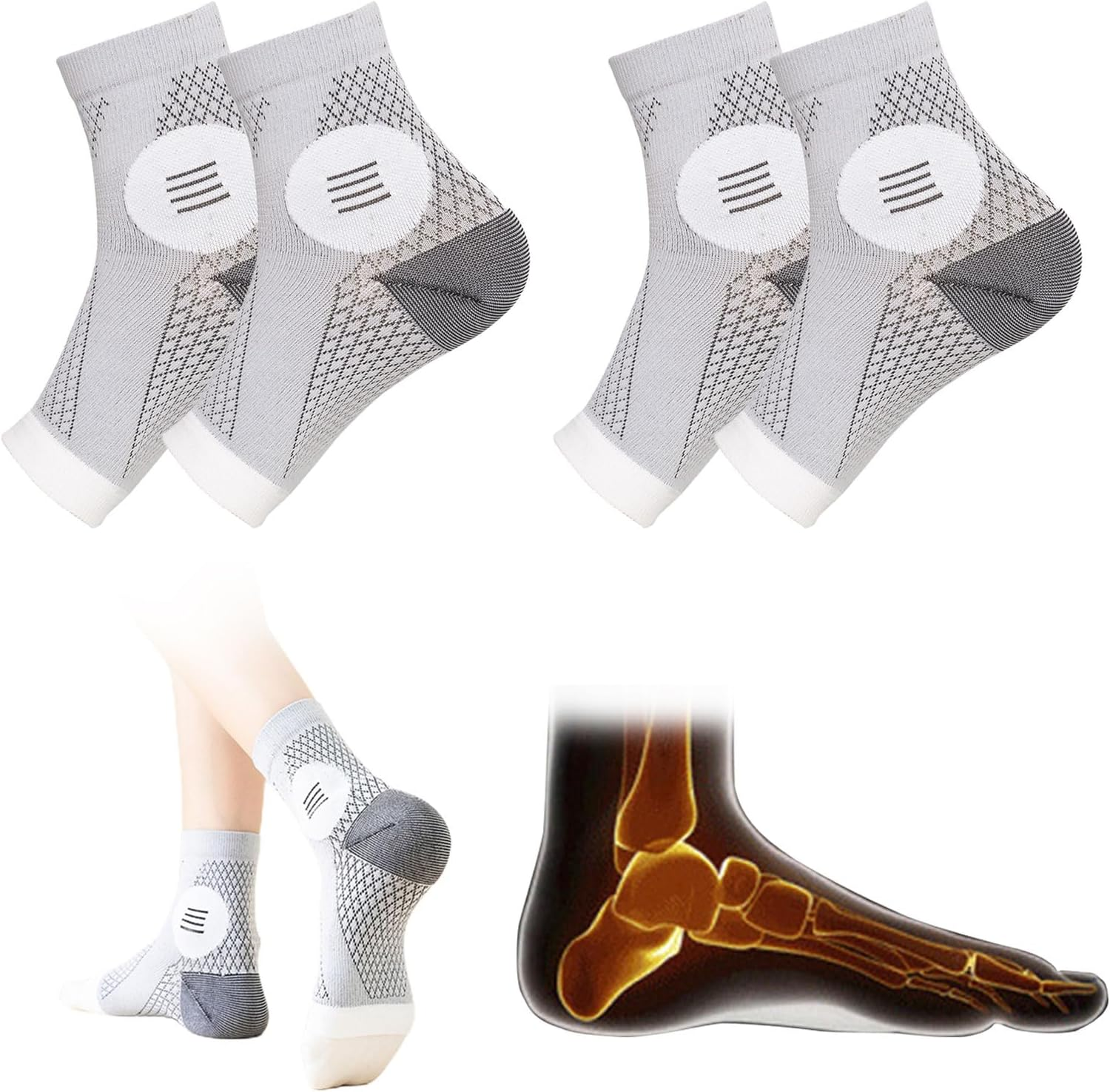 Neuropathy Socks for Men Women, Socks for Neuropathy, Neuropathy Foot Pain Relief Socks, Compression Socks