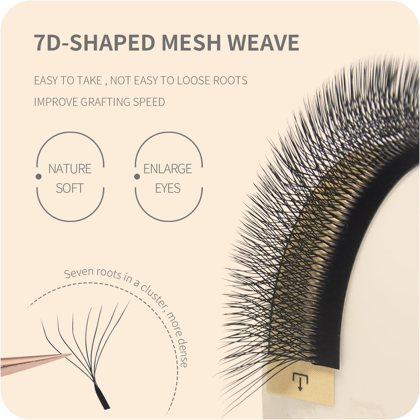 7D Premade Fan W Shape Eyelash Extensions 0.07 D Curl 8-15Mm Mix Volume Self Fanning False Lashes Makeup Supplies Professional Use Lash Extension(0.07 D, 8-15Mm Mix) - 4D-0.07 C 9-13Mm Mix image number 2