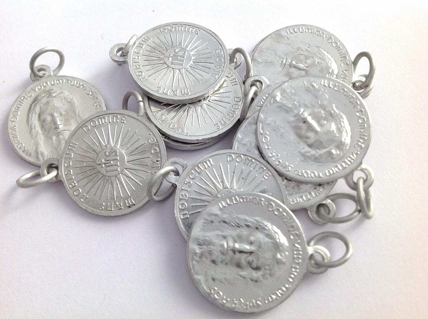 Lot of Medals of the Holy Face Shroud of Jesus Christ - Real Italian Masterpiece image number 3