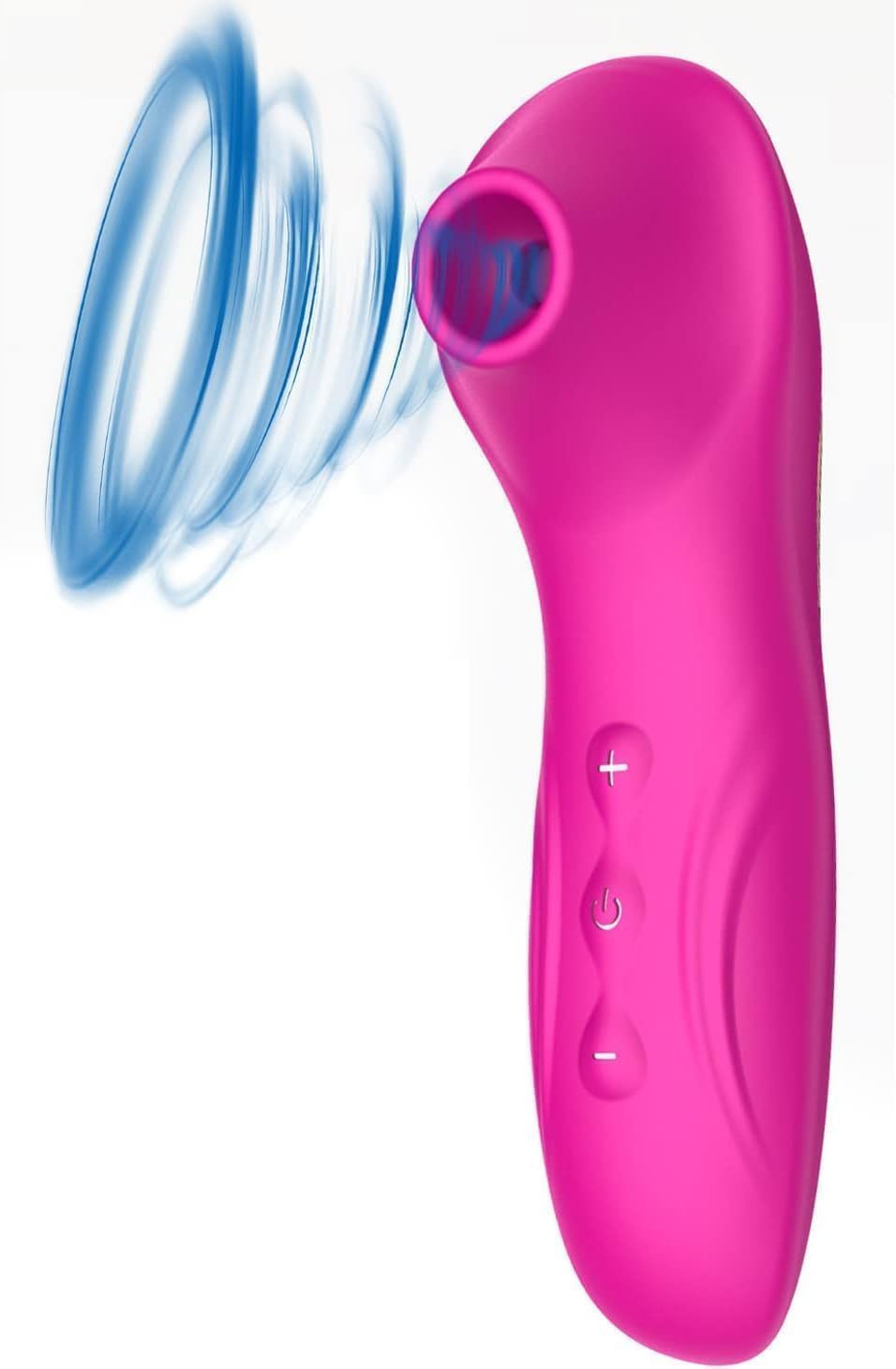 Sucking Silicone Vibrator Female Masturbation Device Female Vaginal Sucking Tongue Licker Vibrator,Silicone Waterproof Electric Massager, Electric Comfort Toys Women Sucking Massager Portable Bed Exercise Tool (Pink)