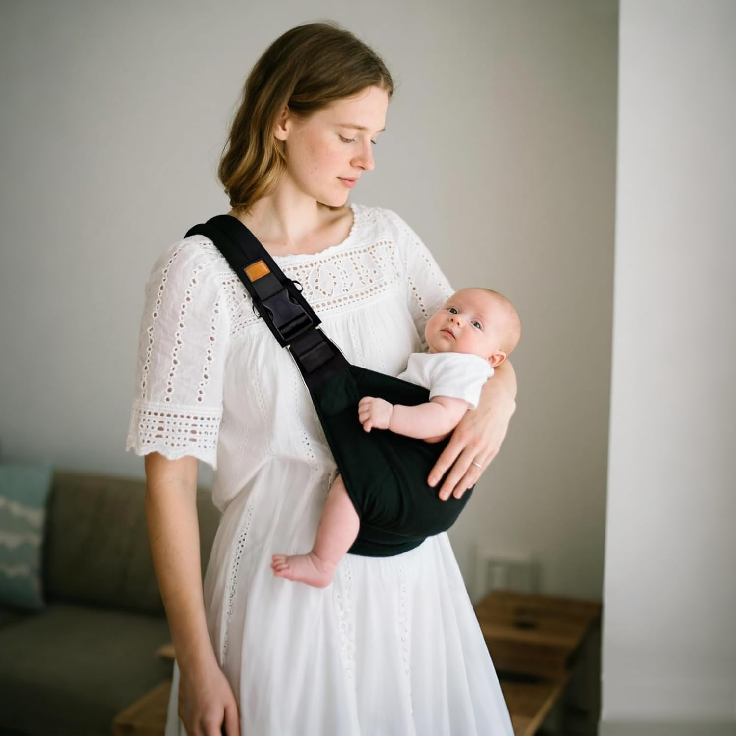 Baby Toddler Sling Carrier Adjustable Lightweight Waist Sling Non-Slip Side Child Chest Hip Seat Carrier Breathable Ergonomic Design for Outdoor Travel Suitable for 0-3 Years Old Babies image number 1
