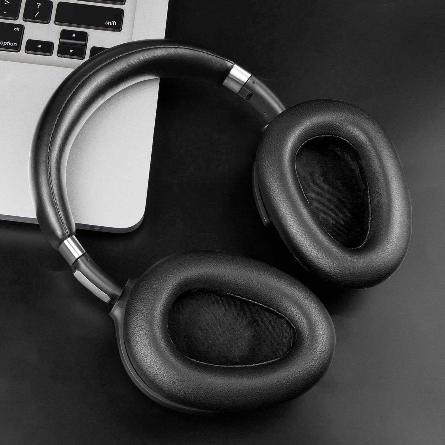 SOULWIT Lambskin Professional Earpads Replacement for Sennheiser PXC480, PXC550, PXC 550-II, MB660 UC, MB 660 MC, Ear Pads Cushions for EPOS Adapt 660, with Noise Isolation Foam - Black