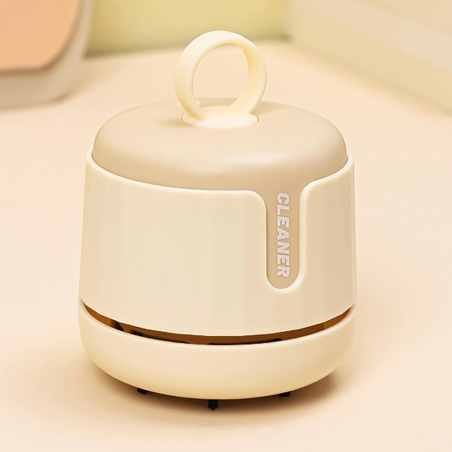 Dust Cleaner - Desktop Cleaners | USB Cleaner for Desks | USB Rechargeable Portable Dust Cleaner | 360 Degree Rotating Picking up Crumbs Cleaner with Soft Bristles for Study Room, Classroom image number 4