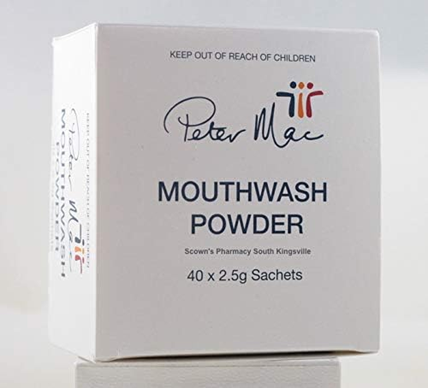 Peter Mac Mouthwash Powder 40 X 2.5G Sachets Sodium Biocarbonate Oral Hygiene image number 5