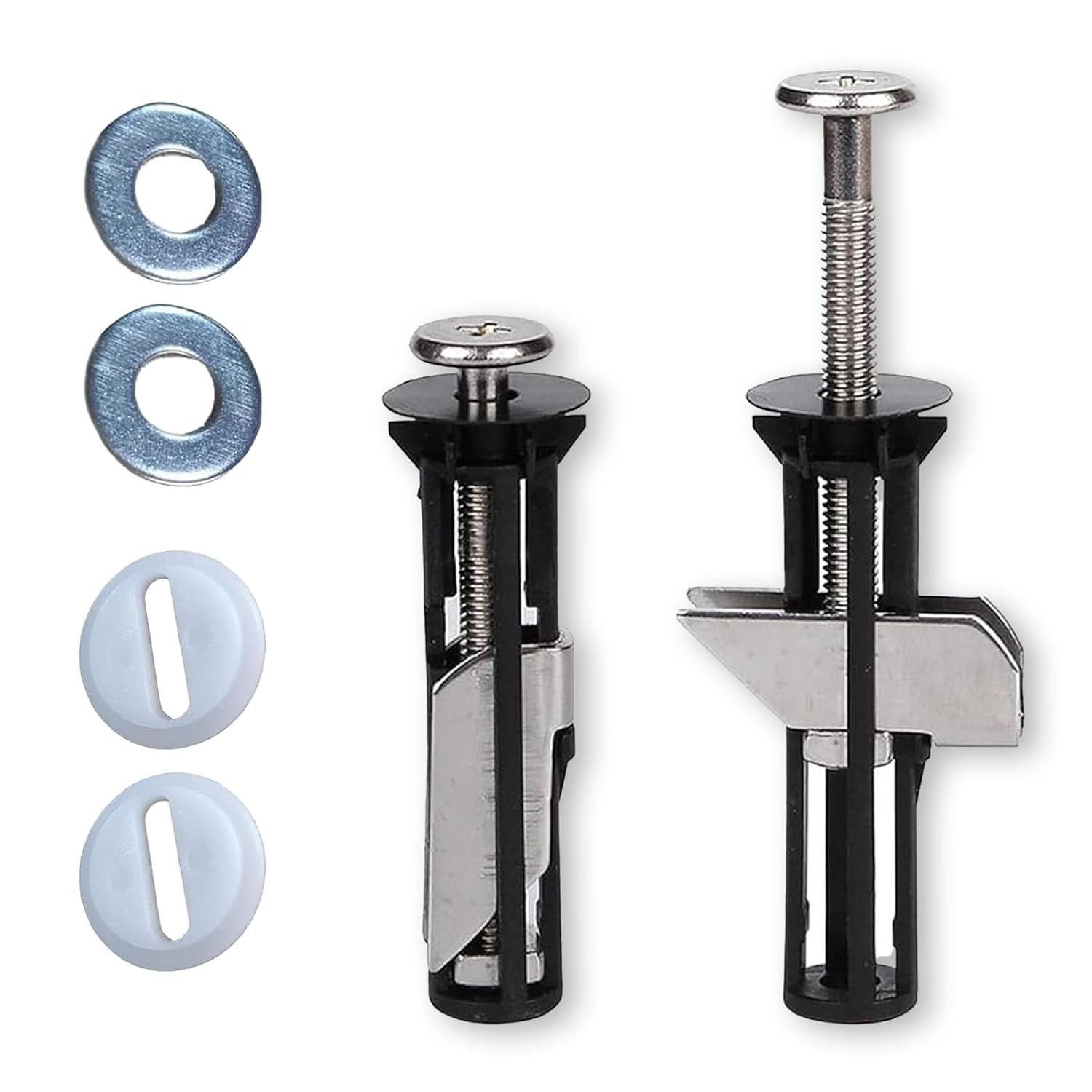 2-Pack Toilet Seat Bolt Kit - Stainless Steel Toilet Seat Screws Replacement Kit for Easy Installation, Durable Toilet Seat Fasteners and Bathroom Hardware Maintenance Accessories image number 3