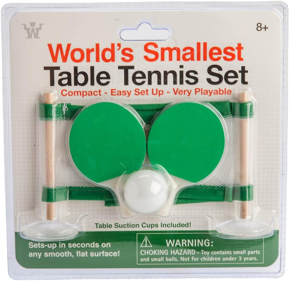 MDI Australia World'S Smallest Table Tennis Set Game, Green image number 1