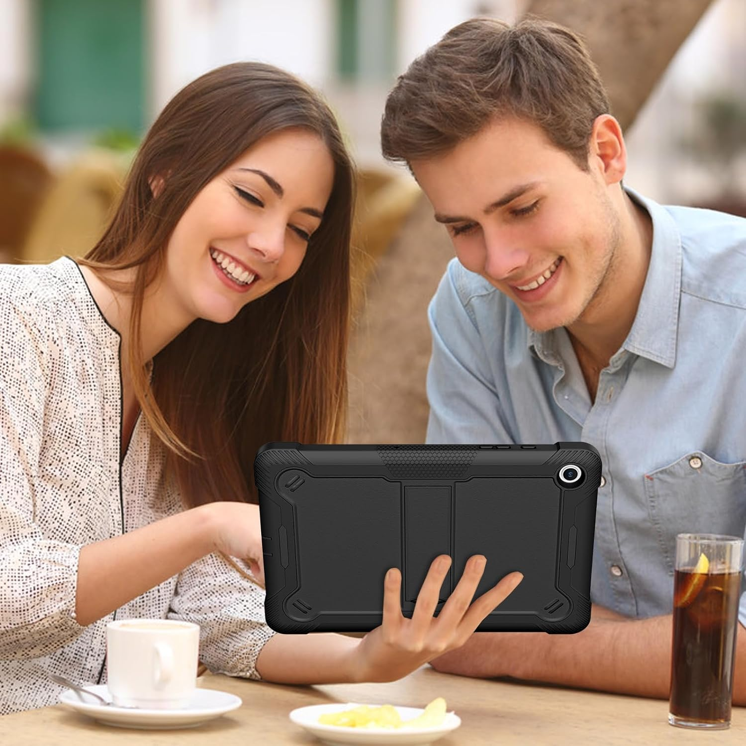 Gaobao for Samsung Galaxy Tab A9+ Case 11 Inch (2023)(SM-X210/X216/X218), Samsung Galaxy Tab A9+ Case for Kids, Full Body Protective Shockproof Tablet Case Cover with Adjustable Kickstand, Black