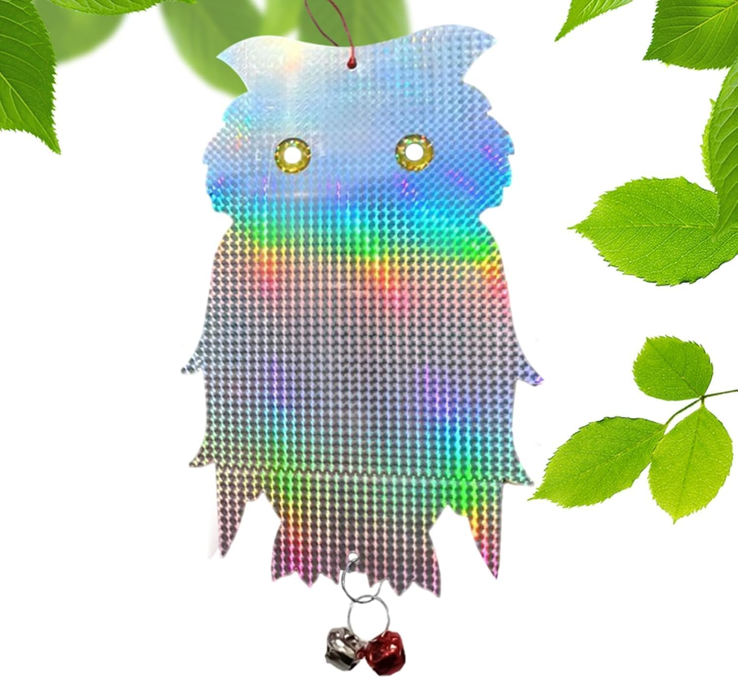Fokmuaex 1Pcs Double-Sided Hanging Owl Bird Repellent Model - Efficiently Repels Eagles, Crows and Pigeons - Suitable for Bird Prevention in Gardens/Farms/Orchards image number 4