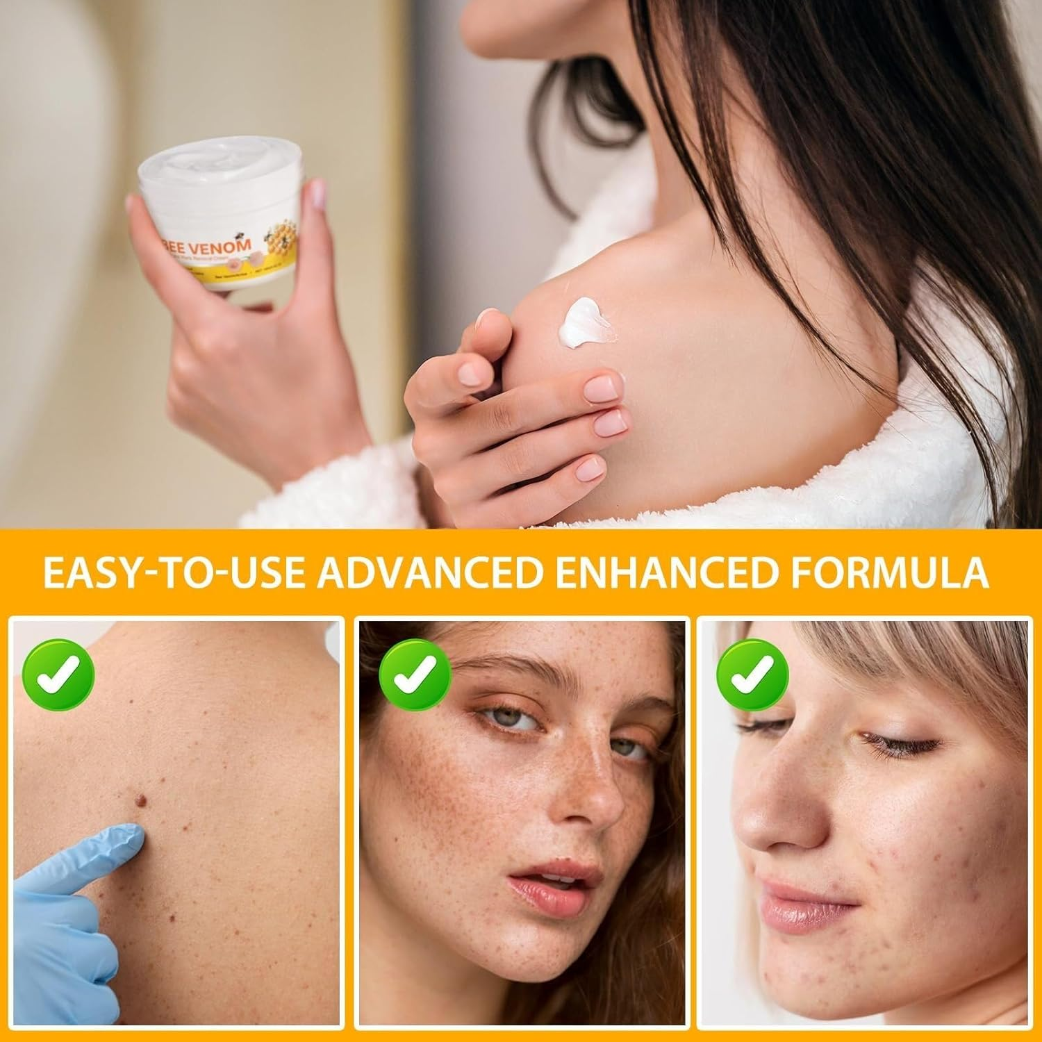 Bee Venom Cream, Natural Bee Venom Repair Cream,2025 New Bee Venom Skin Cream, Professional Gentle Bee Venom Gel for All Skin Types 100G(1Pack) image number 5