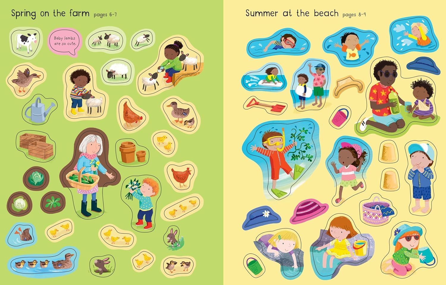 First Sticker Book Weather and Seasons image number 4