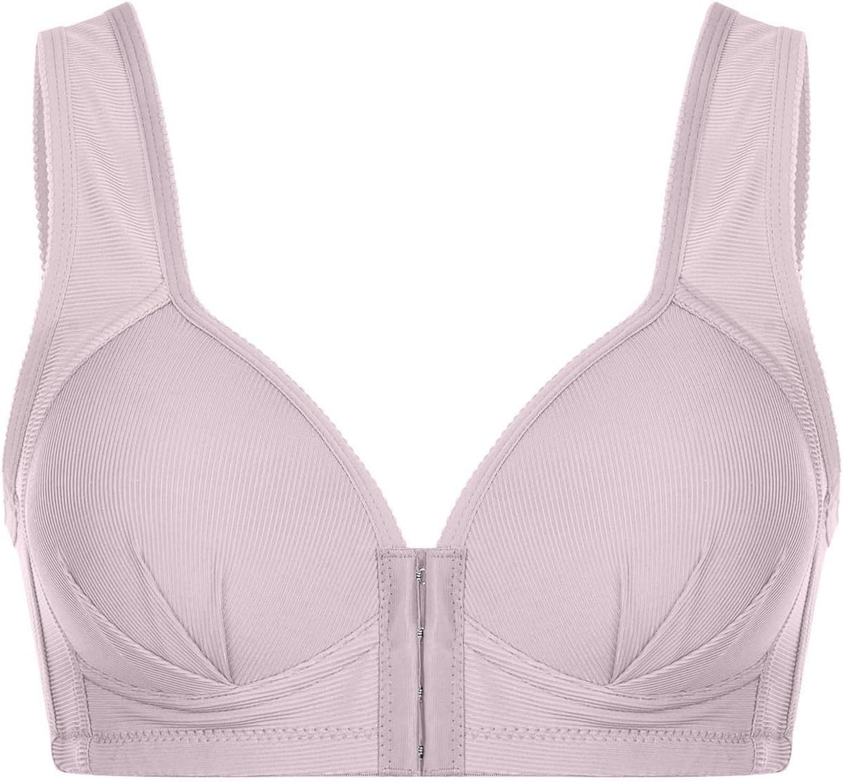 Maternity Bra plus Size Strapless Backless Push up T Shirt Bras for Women Wireless Multi Pack Womens Front Fastening Non Wired Comfort White Bralettes Ped Ladies Underwired