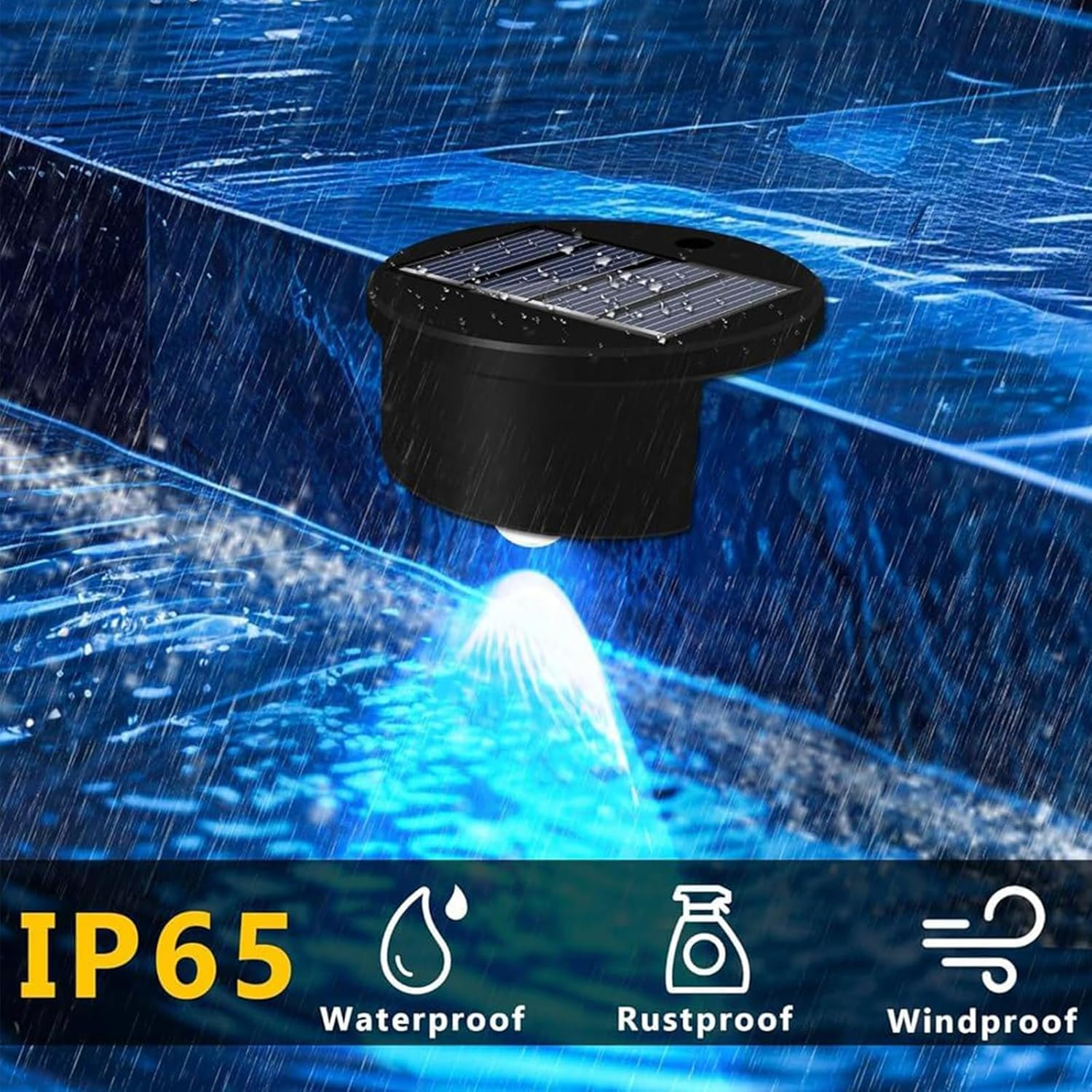 4 Pack Floating Solar Pool Lights &ndash; Waterproof Color Changing LED Lights for Inground & above Ground Pools, Ponds, Hot Tubs, Fountains, Deck, Patio & Outdoor Decorations image number 6