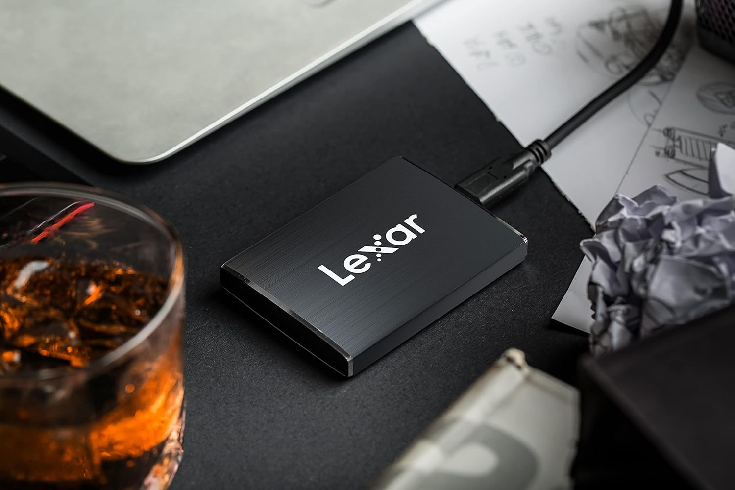 Lexar 1TB Pro-Portable Sl100Pro SSD USB 3.1 Gen2 Type C, (LSL100P-1TRB) image number 6