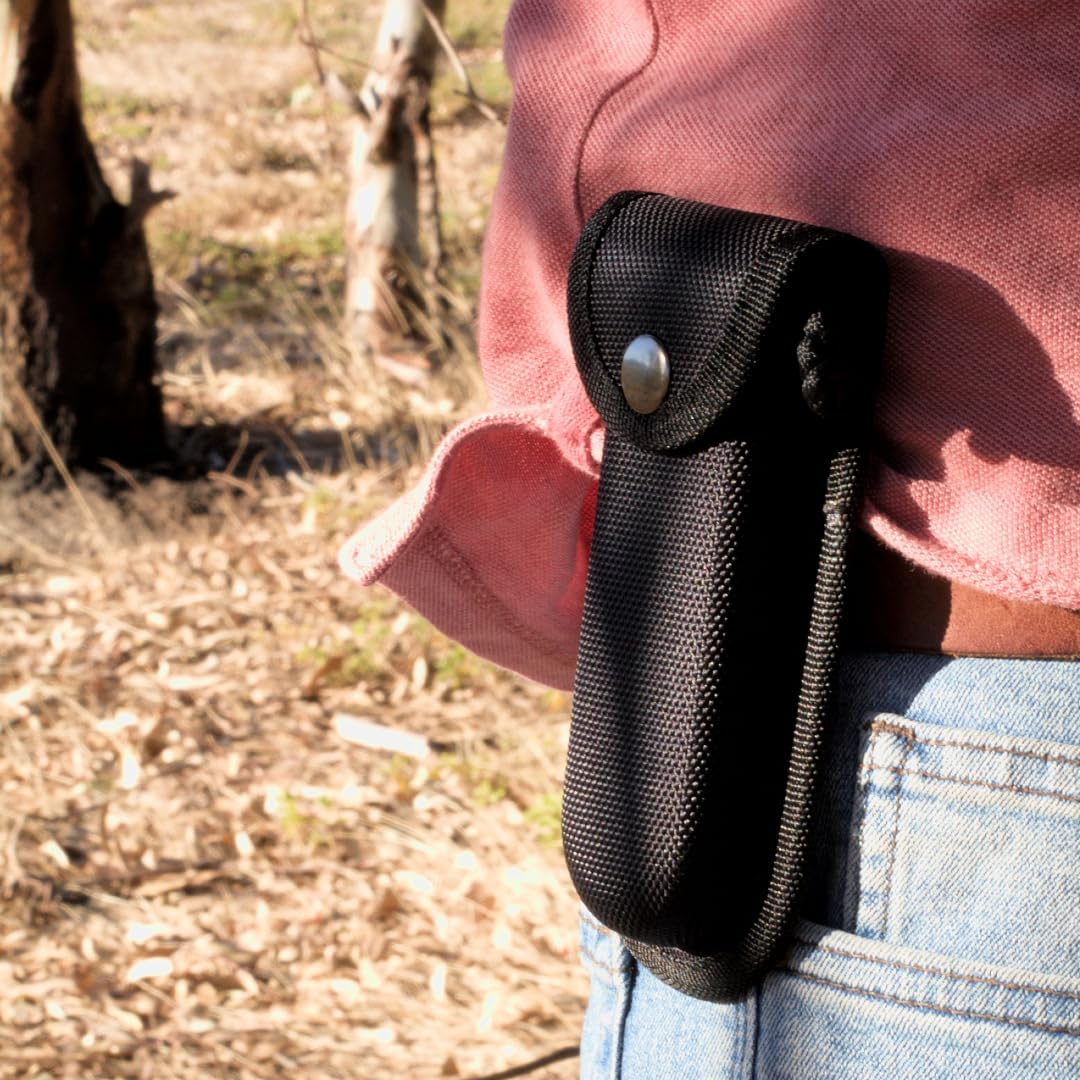 Wilora EDC Folding Knife - D2 Steel Blade with Nylon Sheath and Pocket Clip, Ideal for Camping, Hunting, and Everyday Use image number 4