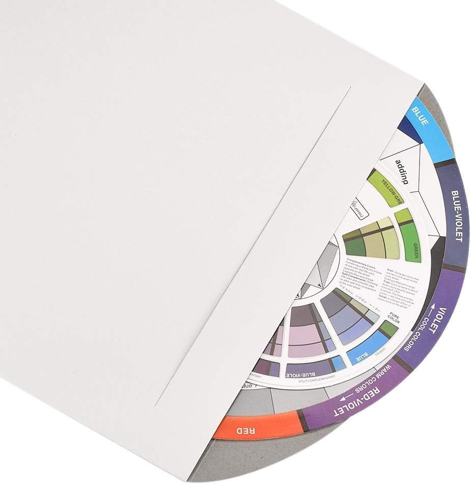 ATOMUS Color Wheel Color Mix Guide, Tattoo Pigment Chart Supplies for Paint Permanent Eyebrow Lip Body Tattoo (5.51In & 9.25In)