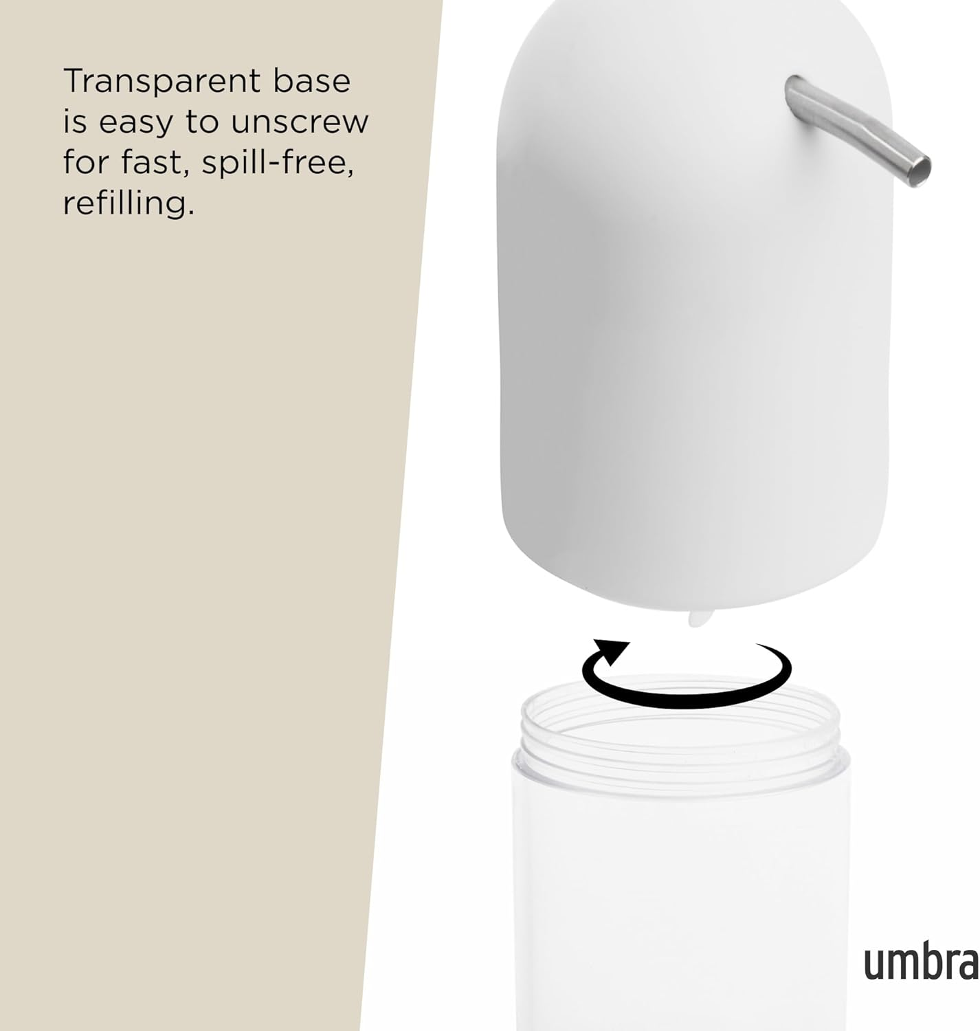 Umbra 023273-660 Touch Soap Pump White image number 6