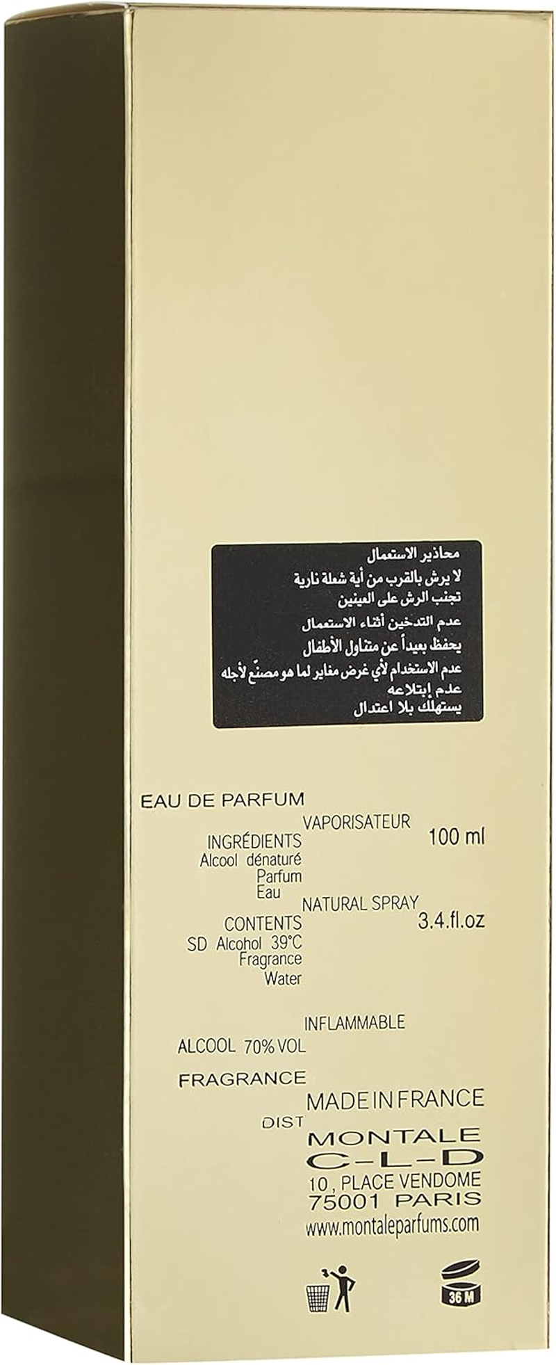 Aoud Leather by Montale for Unisex - 3.4 Oz EDP Spray image number 4