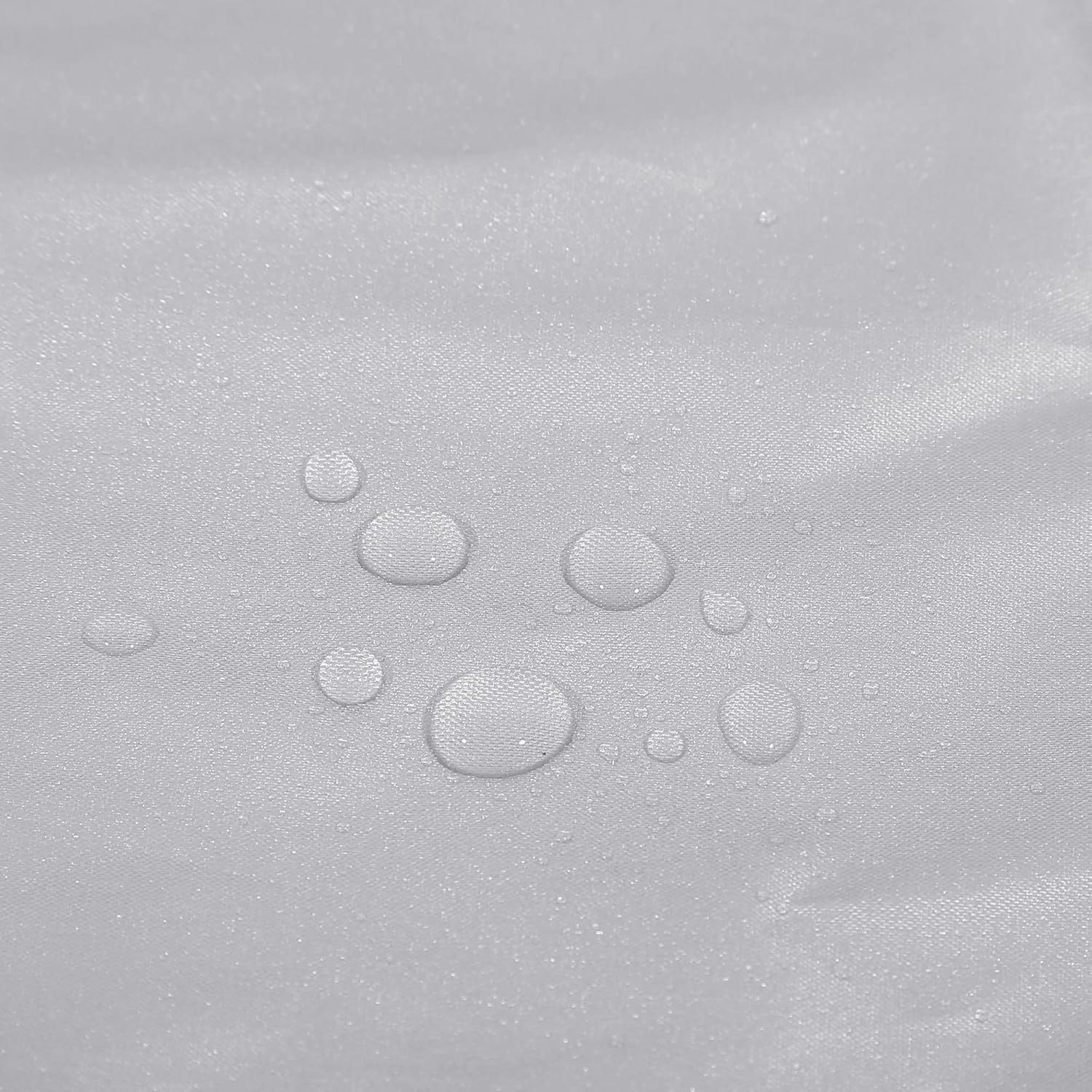 X AUTOHAUX Motorcycle Cover Lightweight Half Cover Outdoor Waterproof Rain Dust Protector Silver Tone L Size for Most Full Dress Touring Cruiser image number 7