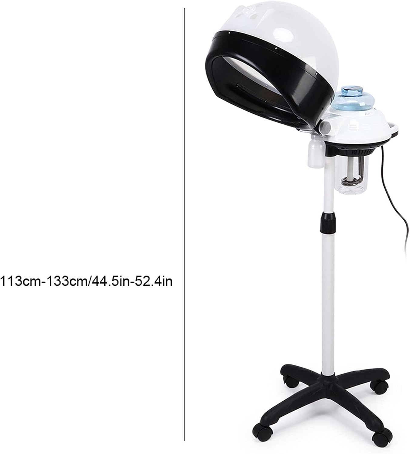 Professional Hair Steamer with Adjustable Height & 360&deg; Mobility - Ideal for Salon Spa Hair Care, Perming, and Conditioning image number 4