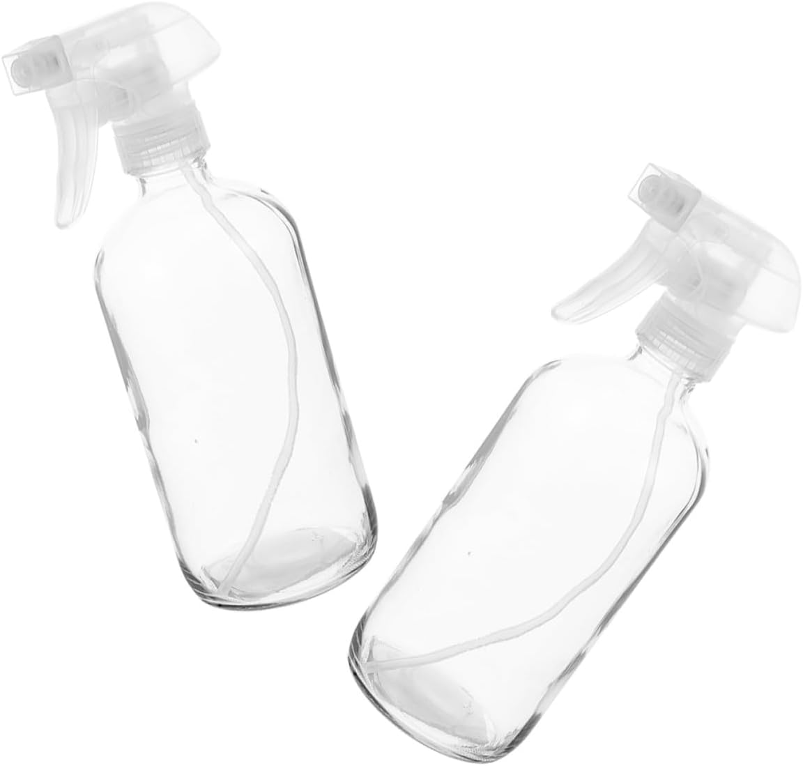 Healvian 2Pcs 500Ml Glass Refillable Spray Bottles Portable for Salon Home Cleaning and Gardening Liquid Misting image number 5