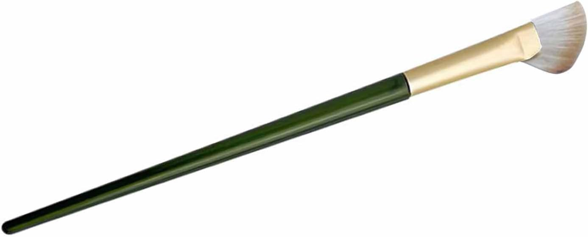 Makeup Brush, Practical, Easy to Use Half Fan Shape, Nose Contour Brush, Soft for Dorm Room or Dressing Room (Beige) image number 5