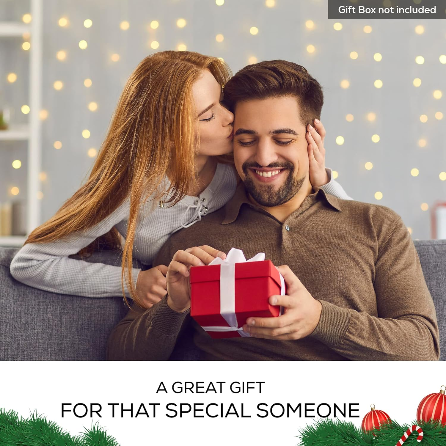 Holiday Christmas Ties for Men - Cool Mens Neckties - Many Colors to Choose From - Christmas Tree - Navy Blue image number 2