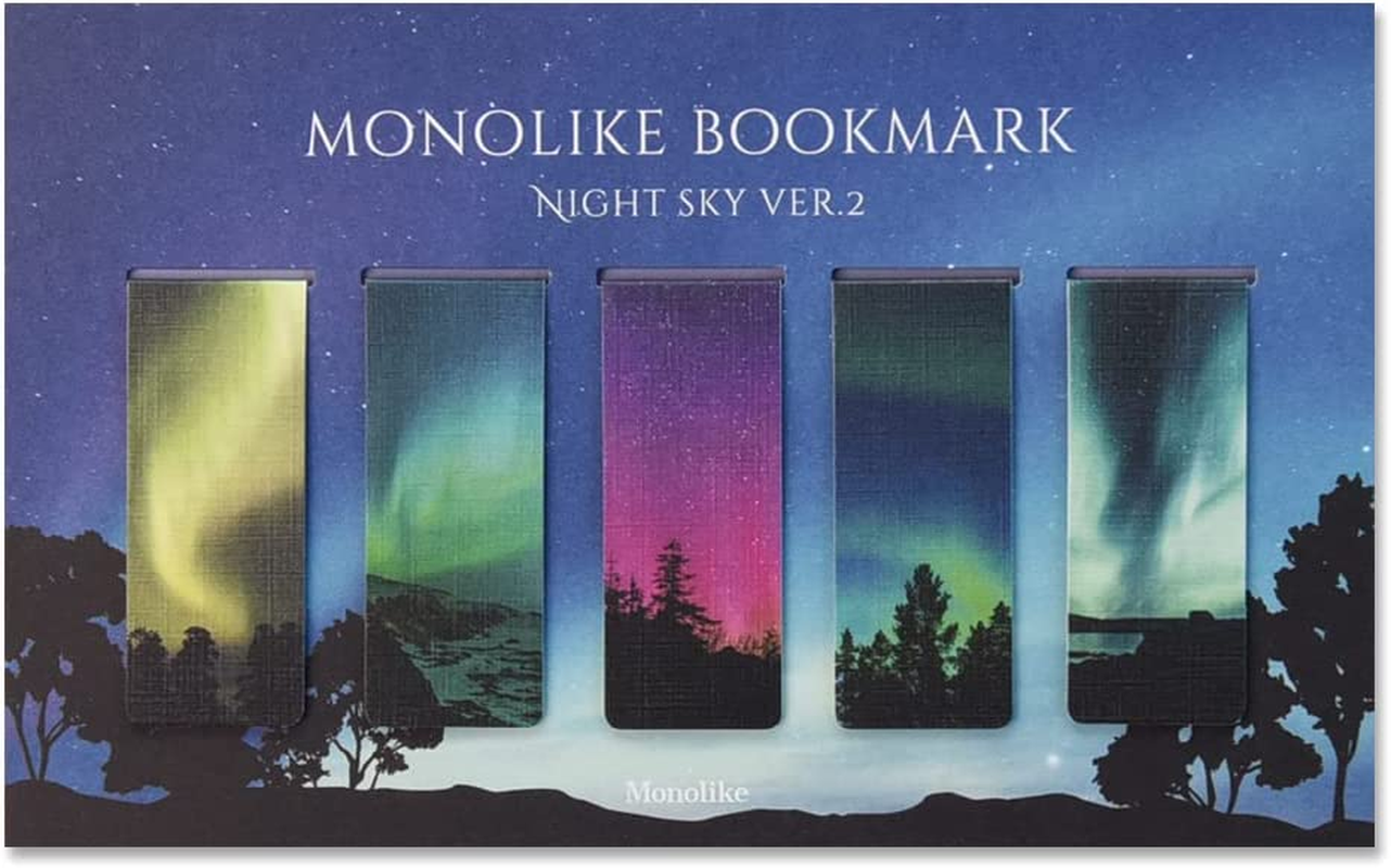 Monolike Magnetic Bookmarks Moon Ver.1, Set of 5