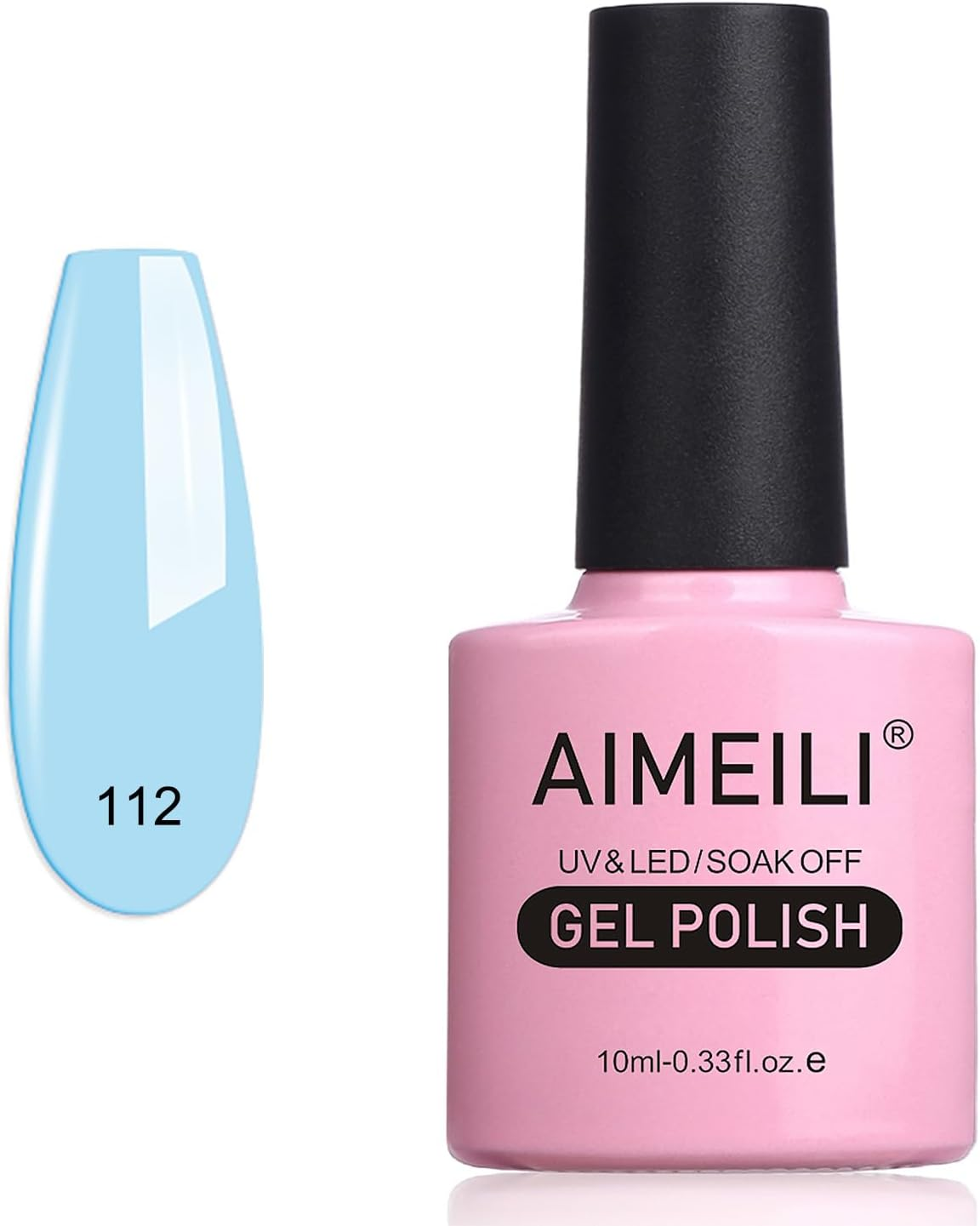 AIMEILI Soak off UV LED Gel Nail Polish - Ixia Viridiflora (112) 10Ml