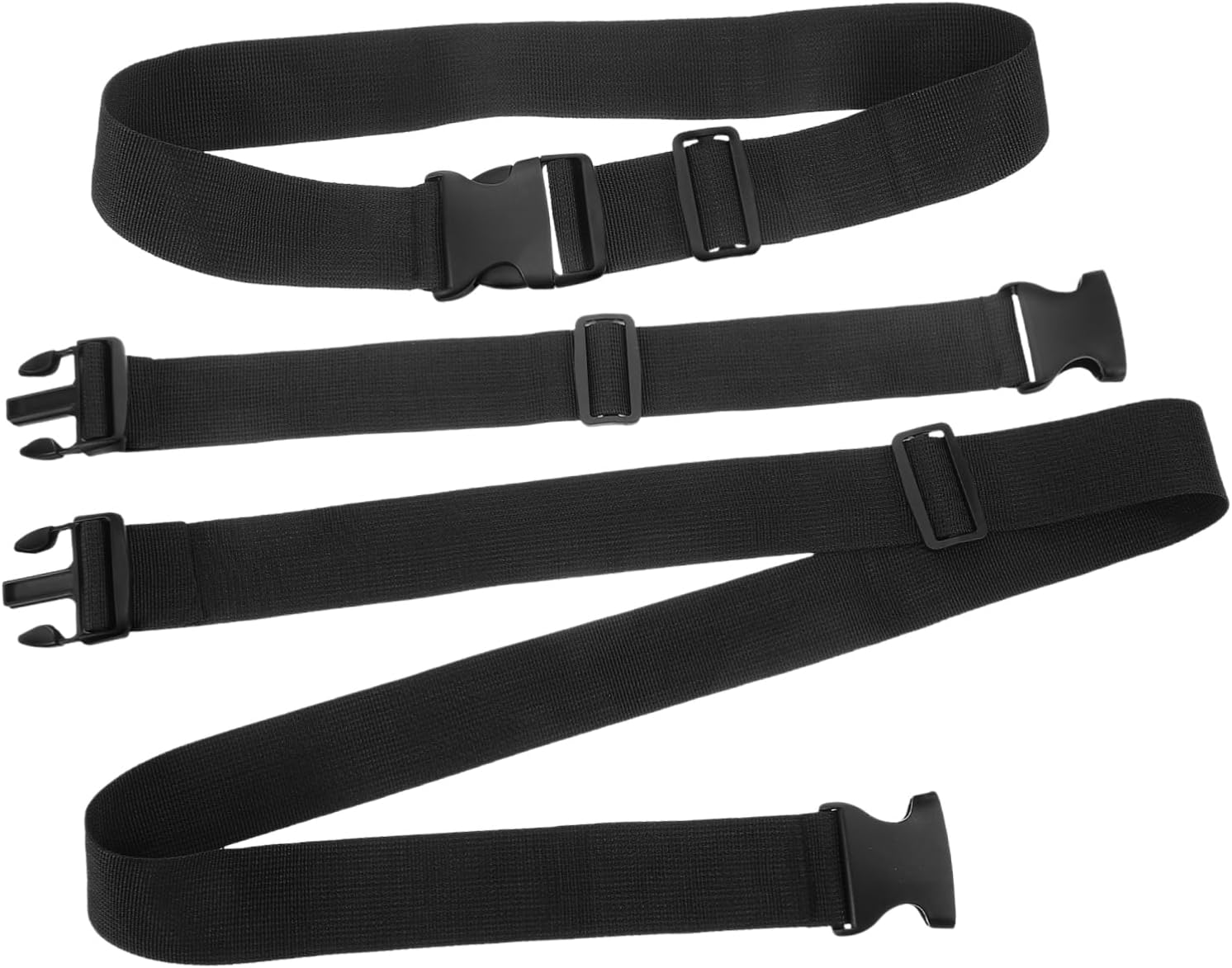 GAROZATION 3Pcs Heavy Duty Fixing Straps Luggage Strap for Suitcase Adjustable Luggage Belts image number 6