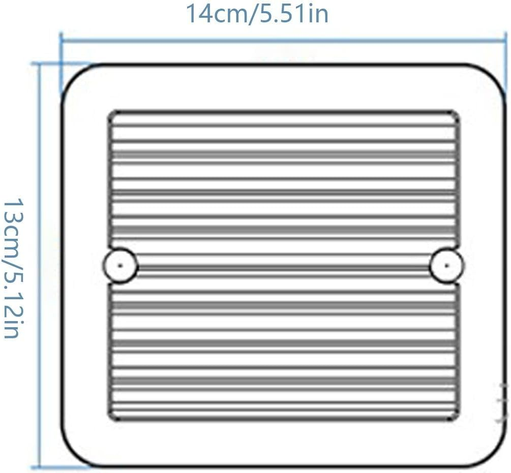 RV Air Vent Fan, 12V Side Exhaust Fan for RV, Silent Wind RV Fan, High Efficiency RV Fan, RV Side Wall Fan, Refrigerator Heat Dissipation Fan, 12V Side Exhaust Fan for RV image number 5