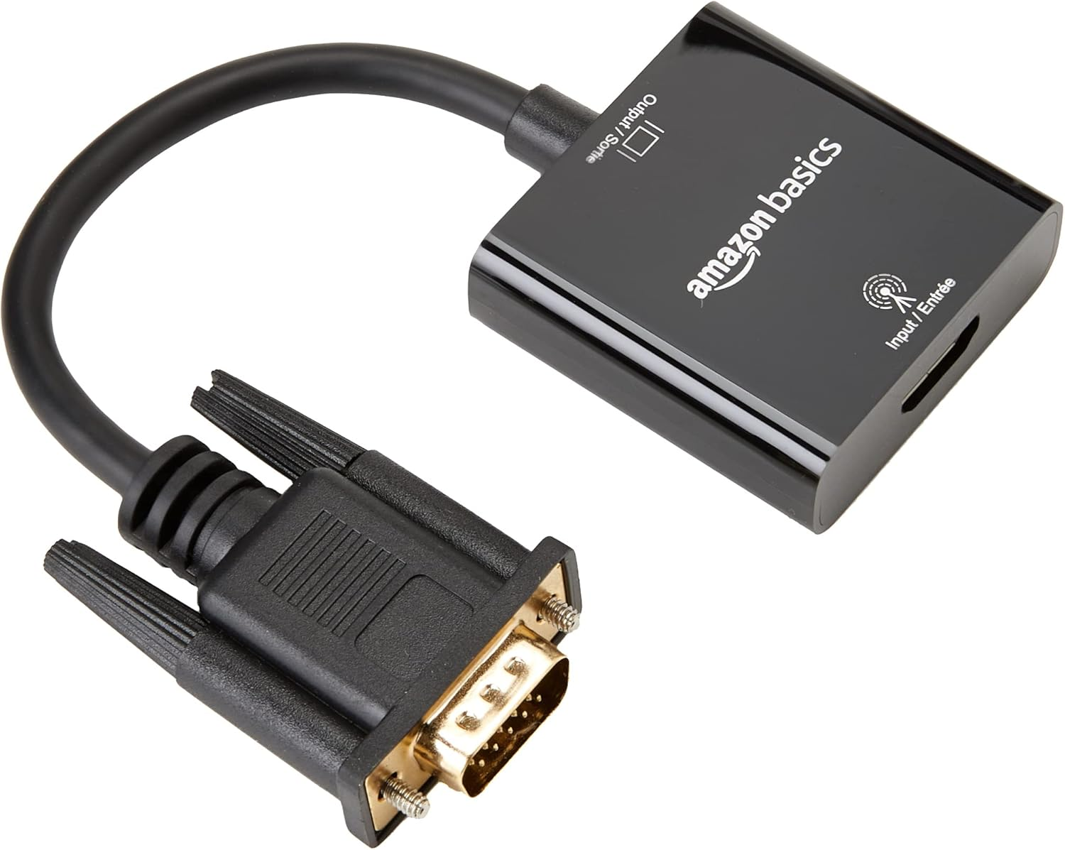 Amazon Basics HDMI Female to VGA Adapter with 3.5Mm Audio Port image number 1