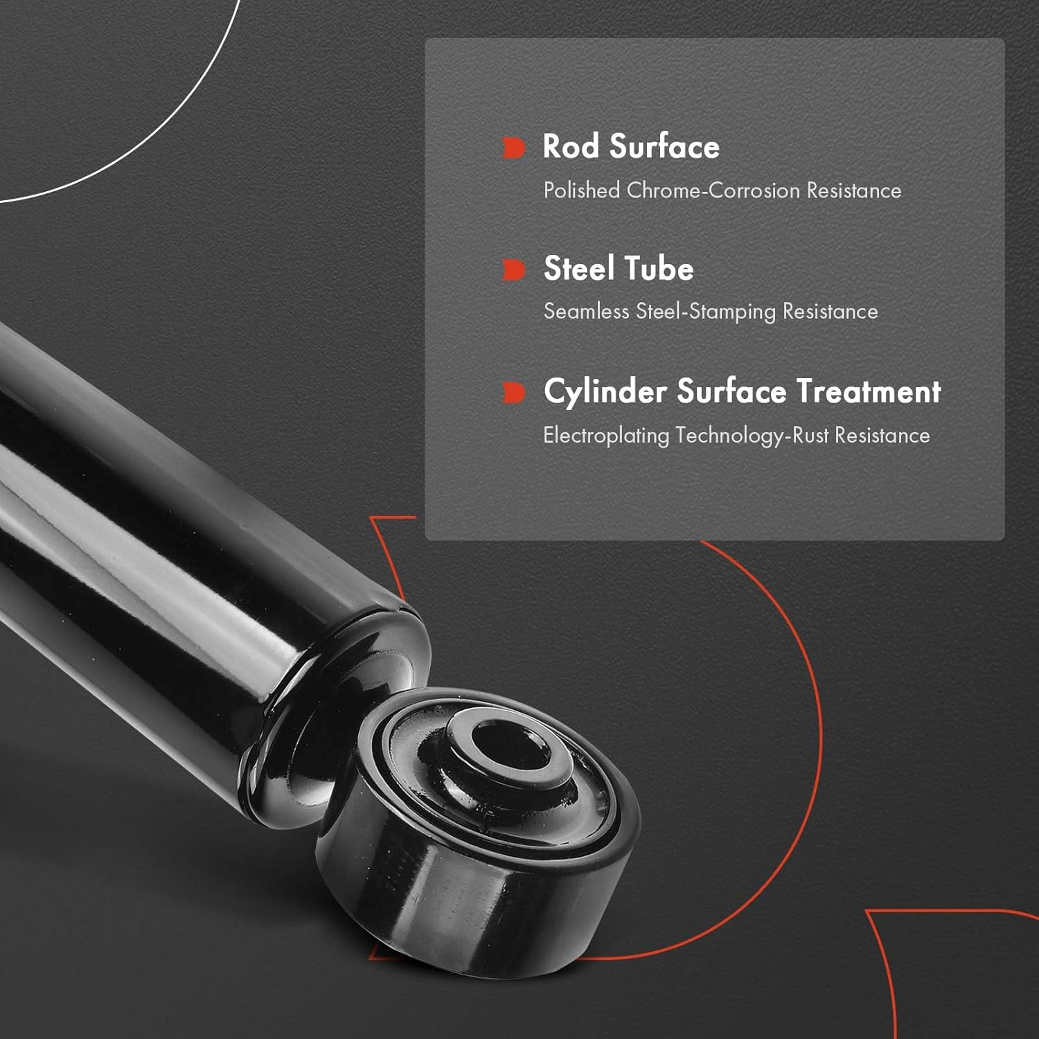 A-Premium Rear Shock Absorbers Compatible with Toyota Highlander 2014-2022, Sienna 2021-2025 & Lexus Rx350/Rx450H 2010-2022, Rx350L/Rx450Hl 2018-2022, 2-PC Set image number 6