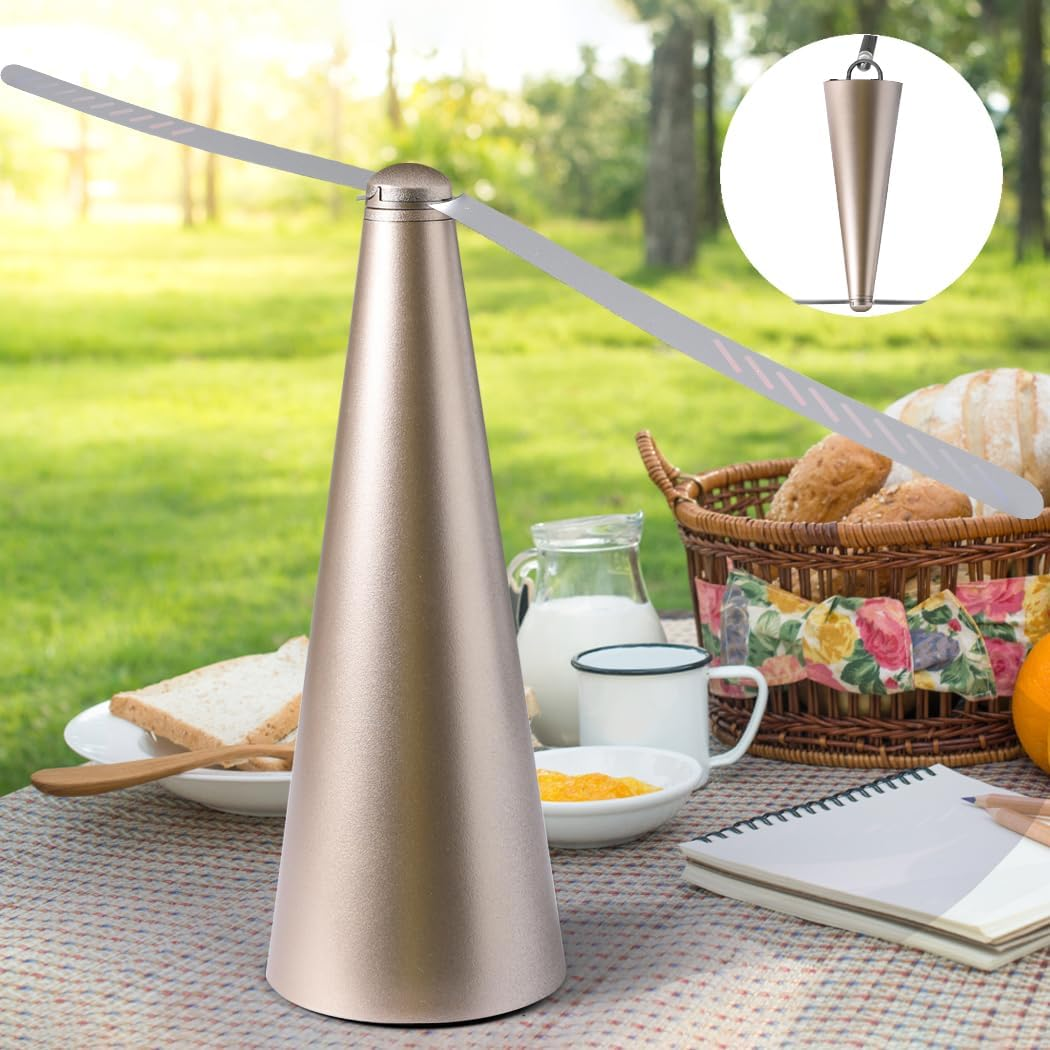 Fly Free Repellent Fan Trap Entertaining Chemical Hook Indoor Outdoor Home image number 5