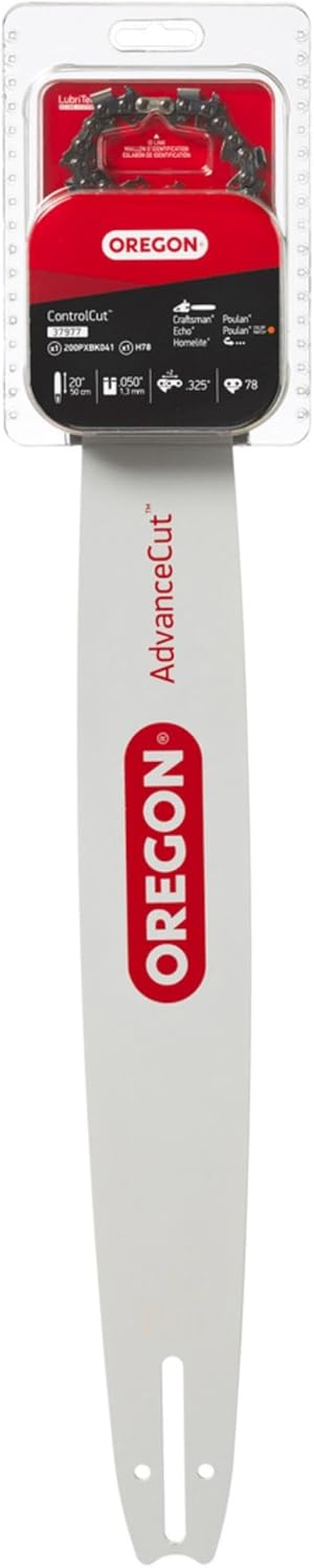 Oregon 20-Inch Craftsman, Echo, Mcculloch and Poulan 37977 Replacement Chainsaw Bar & Chain Combo for Crafts image number 3