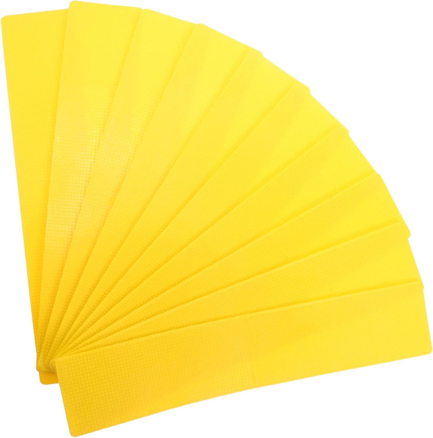 VANZACK 10Pcs Yellow Pvc Court Line Marker Set - Football, Tennis, Soccer Training Signs - Durable, Easy-To-Use, High Visibility for Sports Courts image number 5