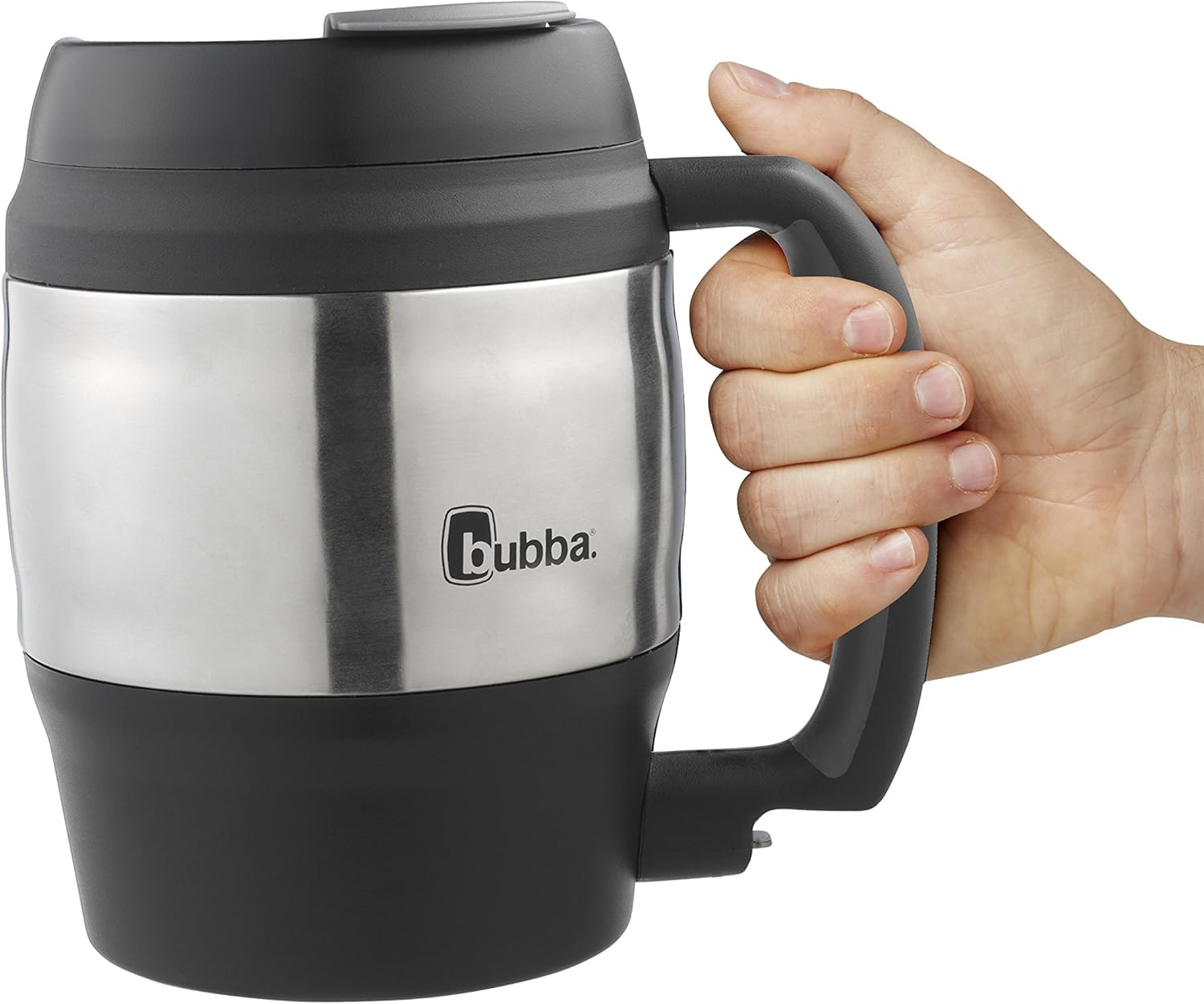 Bubba Classic Insulated Desk Mug, 52 Oz, Black - Tidal Wave image number 5