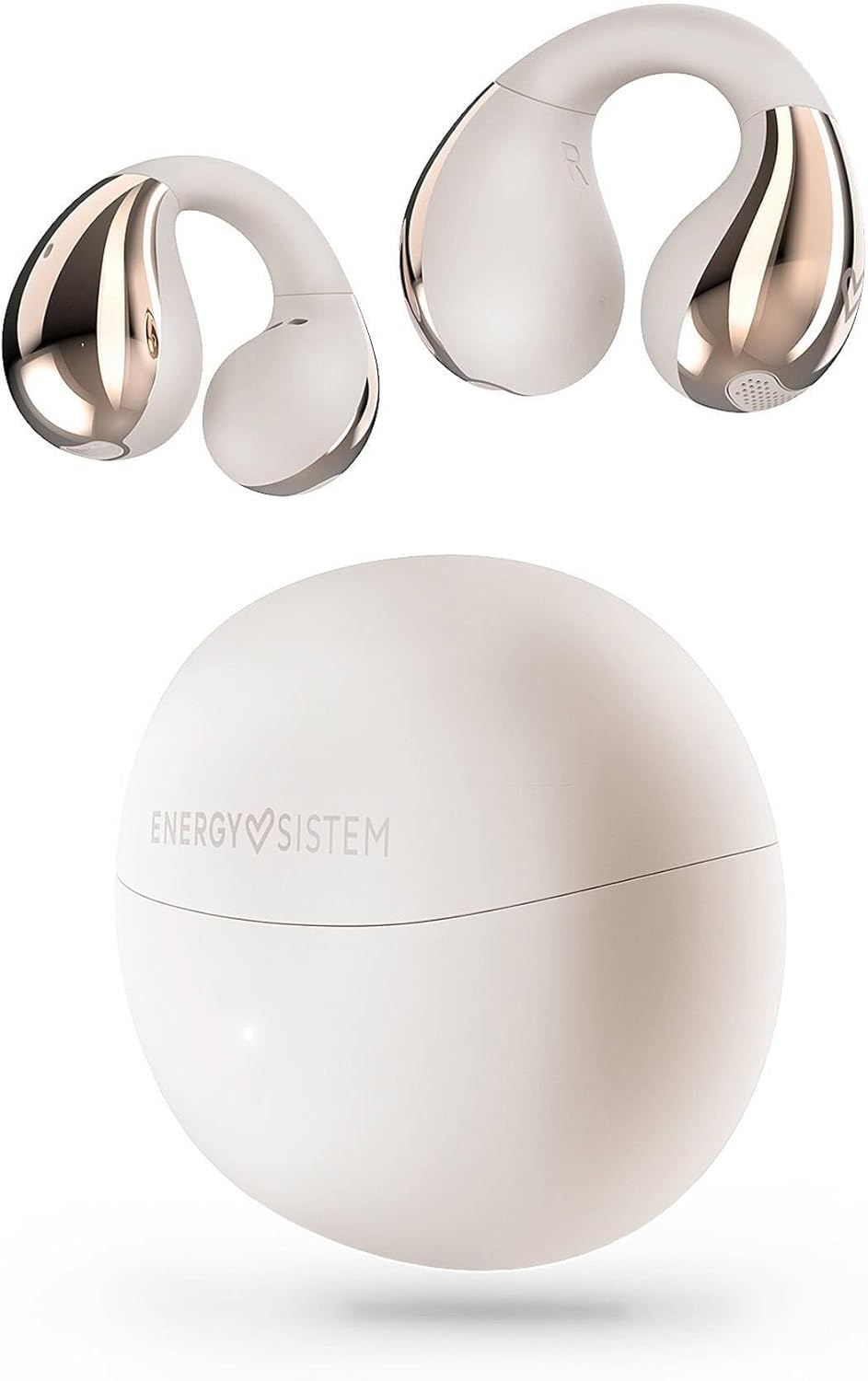 Energy Sistem Coolpods Open Sound Wireless Bluetooth Headphones, 25 Hours Battery, Noise Cancelling for Calls, IPX4, Waterproof, Comfortable and Flexible