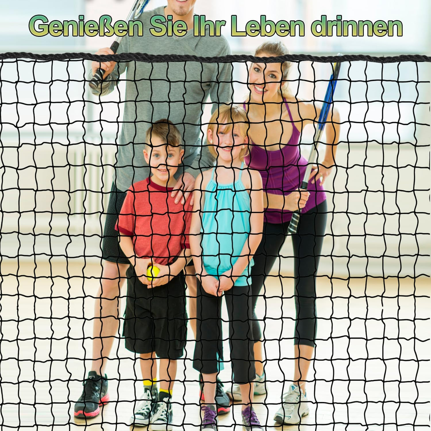 Hanlintk Golf Net, Golf Practice Net (Net Only), 3 X 6 M, Heavy Duty Nylon Golf Impact Net for Golf, Baseball, Hockey