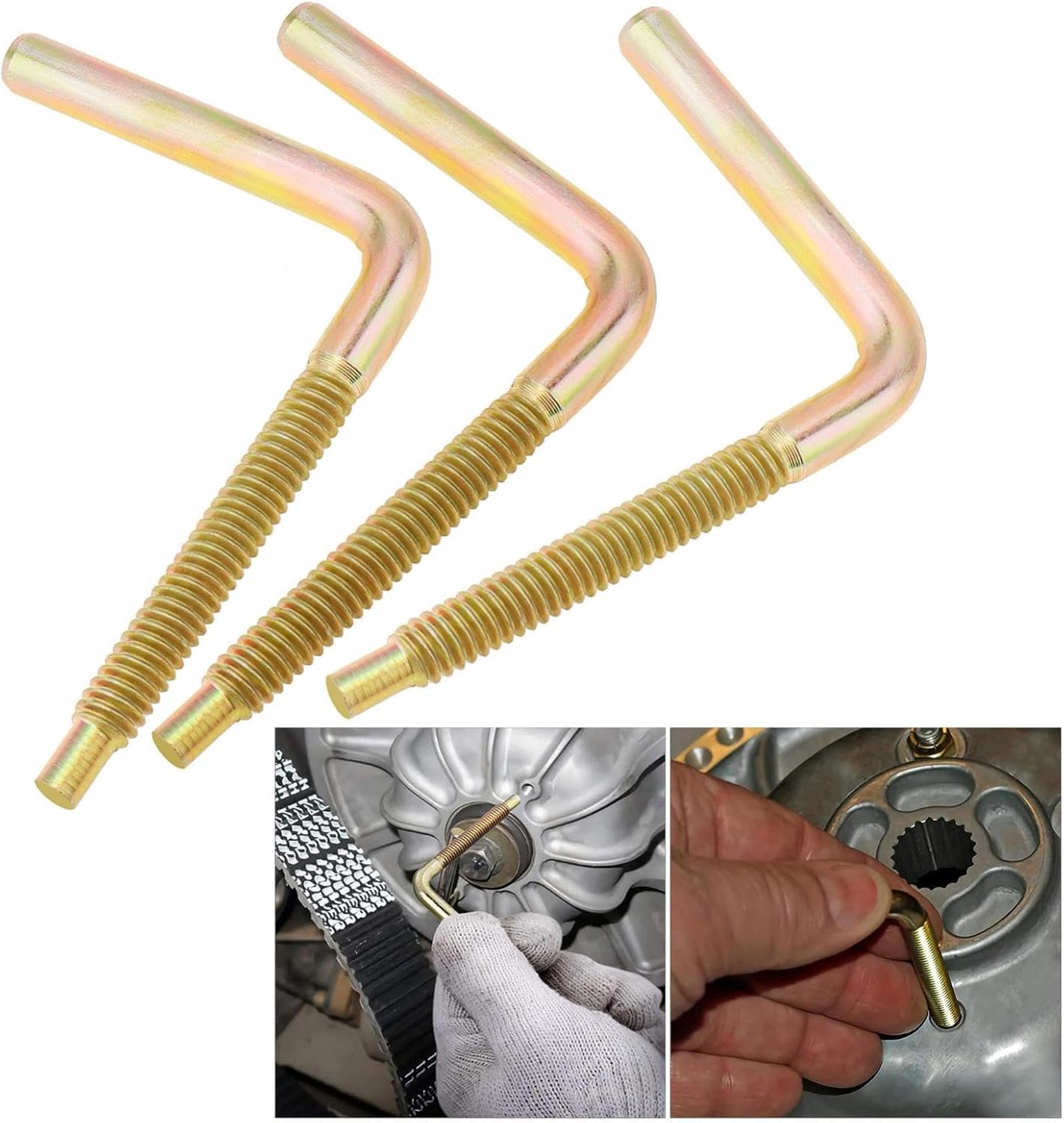 Windance 3Pcs Clutch Drive Belt Removal Tool, Clutch Spreader Drive Ranger Belt Change Tool Fit for Polaris RZR RZR-4 XP Turbo RS1 Ranger XP 1000 Replace 2875911 image number 2