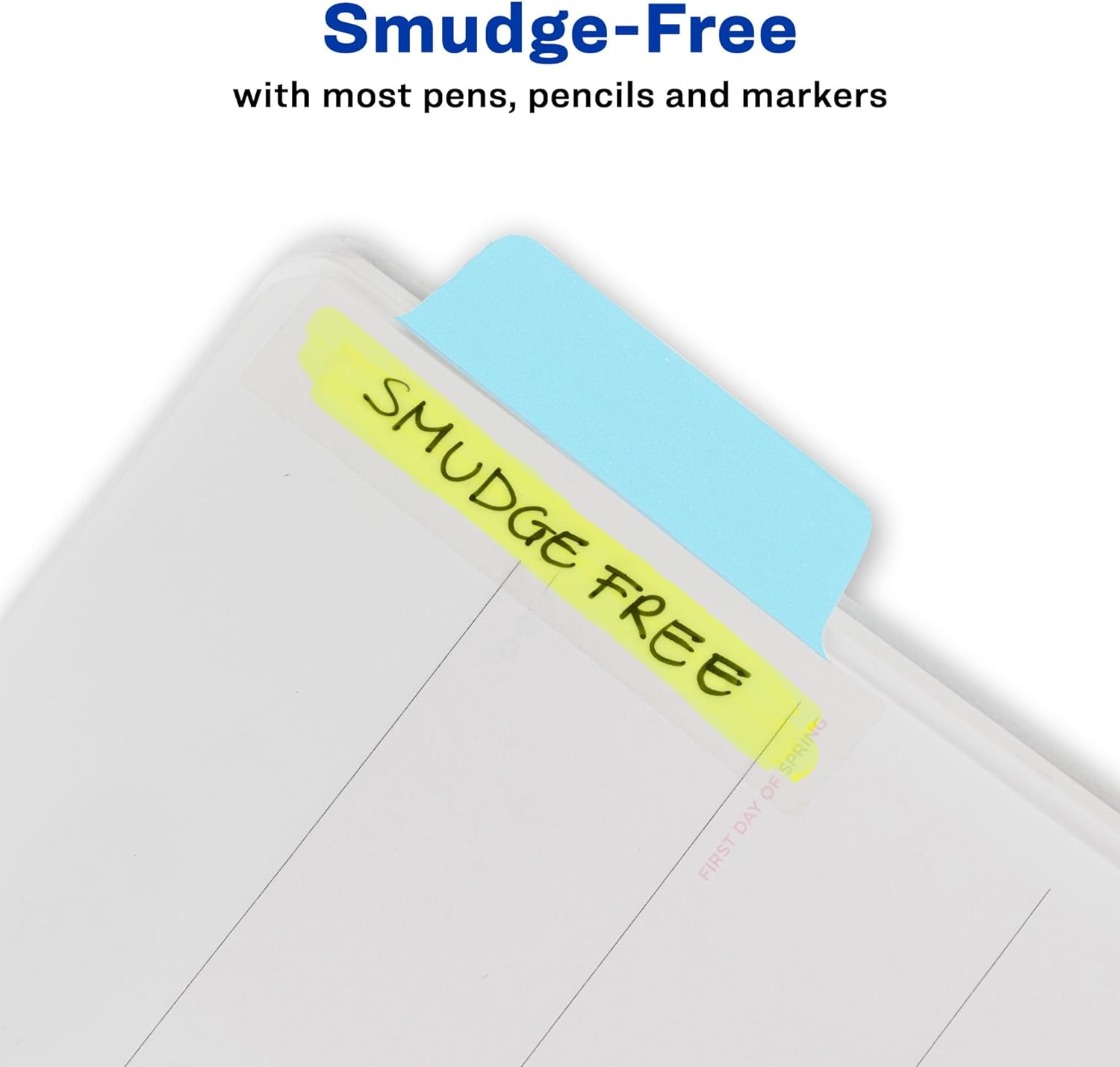 Avery Margin Ultra Tabs, 2.5" X 1", 2-Side Writable, Assorted Pastel Colors, 24 Repositionable Tabs (74769) image number 3