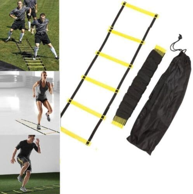 SPPHOENIX 7M Agility Speed Ladder for Sports Training - Soccer, Football, Fitness Trainer with Adjustable Rungs, Carry Bag Included image number 6