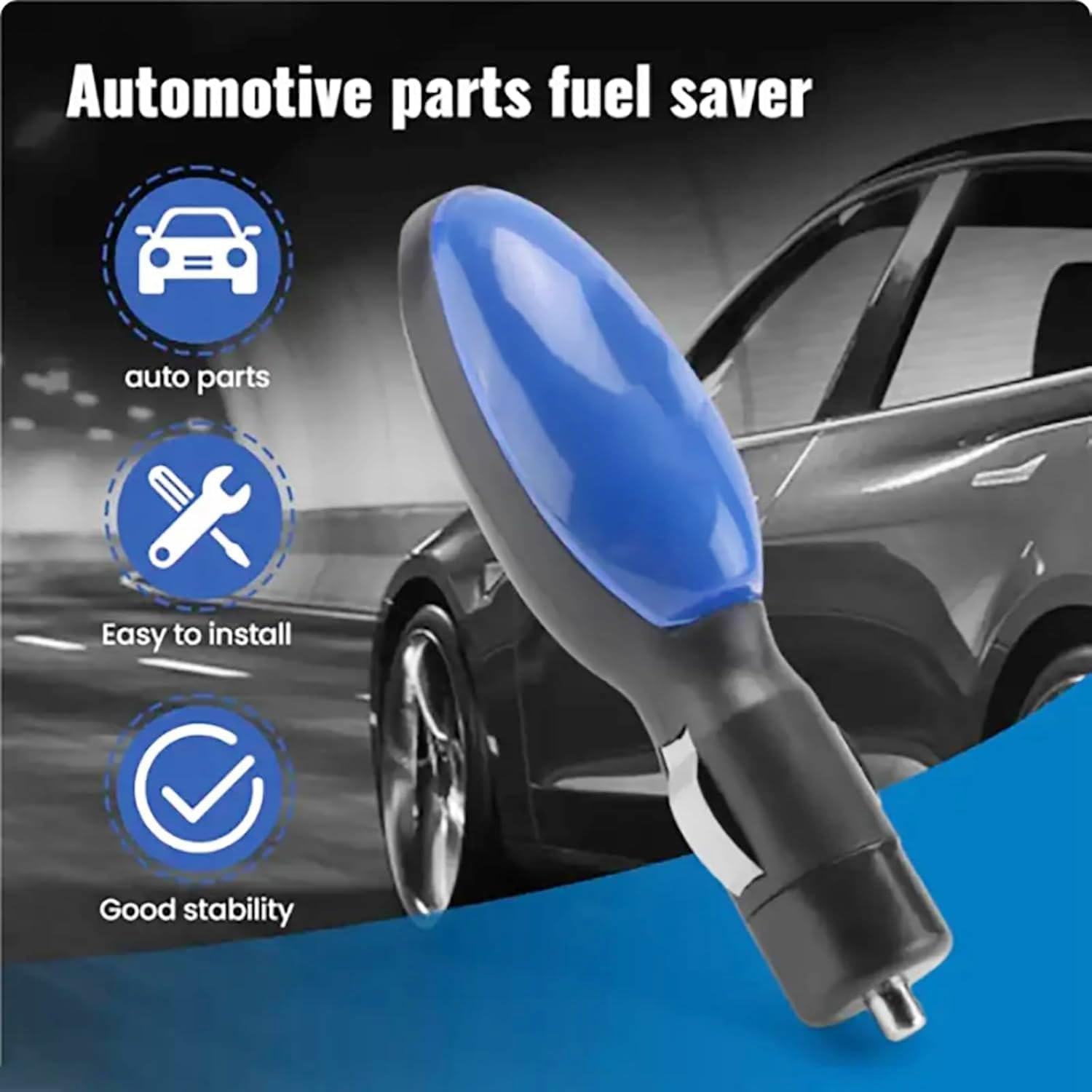 Fuel Shark Gas Saver, Plug and Play Fuel Economizer Device to save More Fuel Instantly for All Gasoline & Diesel Cars, Trucks, Suvs, Portable Vehicle Fuel Efficiency Booster, Drive Farther image number 1