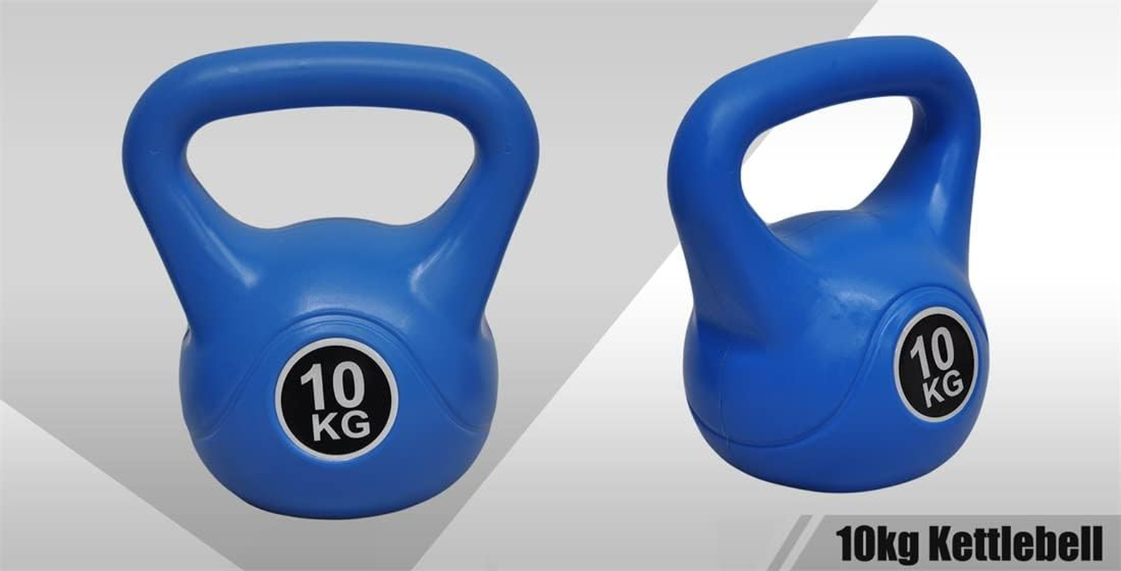 Xin 10Kg Kettlebell - Home Gym Kettlebell Weight Fitness Exercise - BLUE image number 1