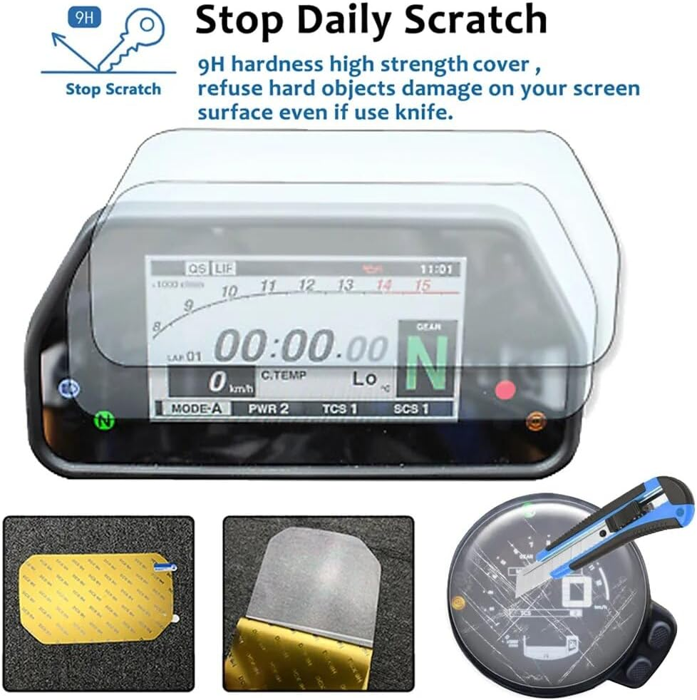 For Tracer 900 GT Tracer900 GT Tracer 900GT Motorcycle Accessories Cluster Scratch Protection Film Screen Meter Protector Cluster Screen Protection Film image number 5