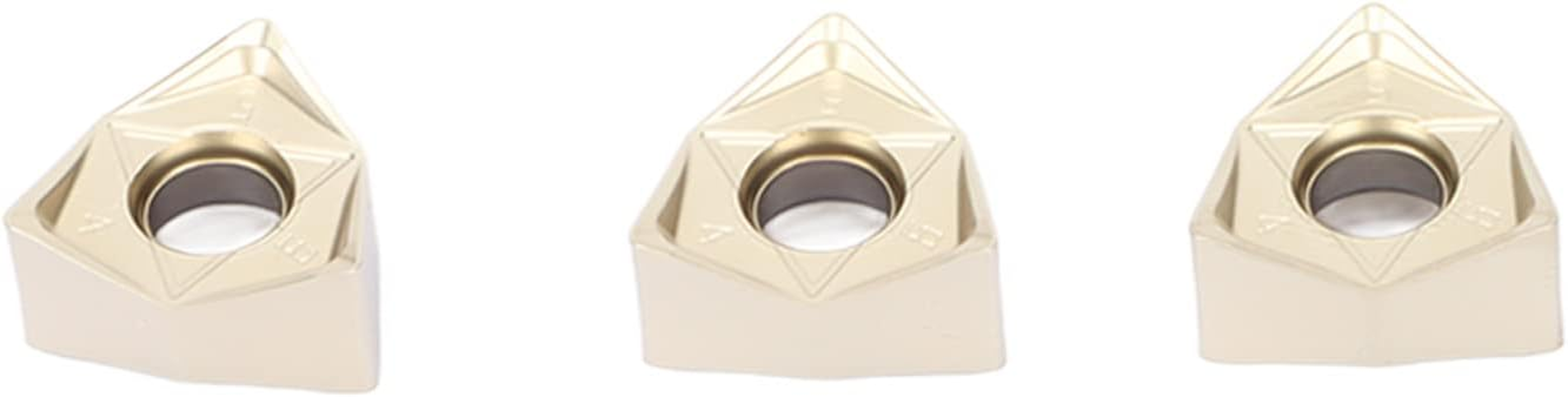 10 Pcs Indexable Carbide Inserts Silver Coated Lathe Turning Blades Wear High Precise Insert Cutter image number 1