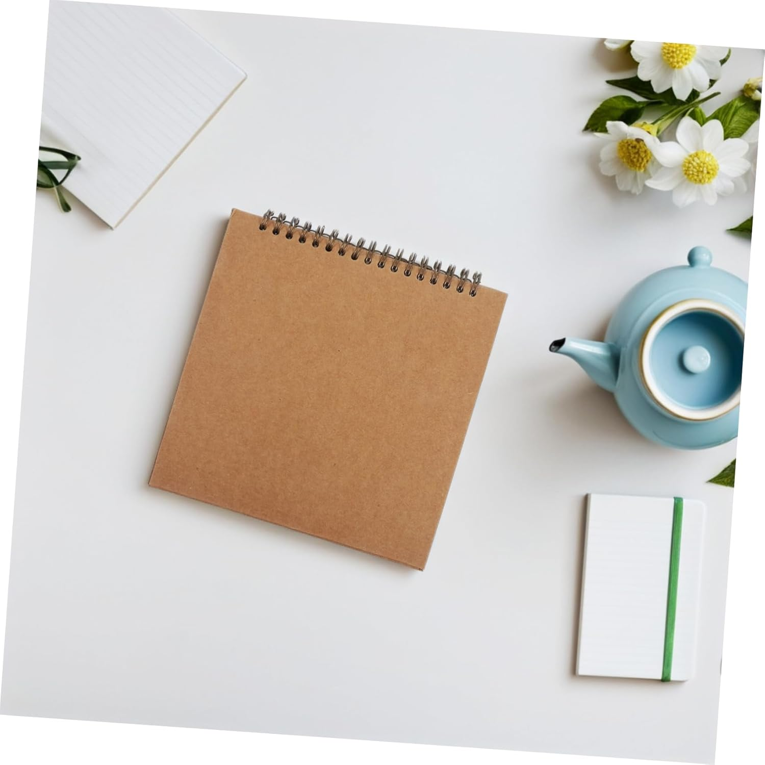 Amosfun DIY Scrapbook Photo Album Capacity Paper Keepsake Book for Weddings Anniversaries Family Events and Reliable Memory Storage For image number 3