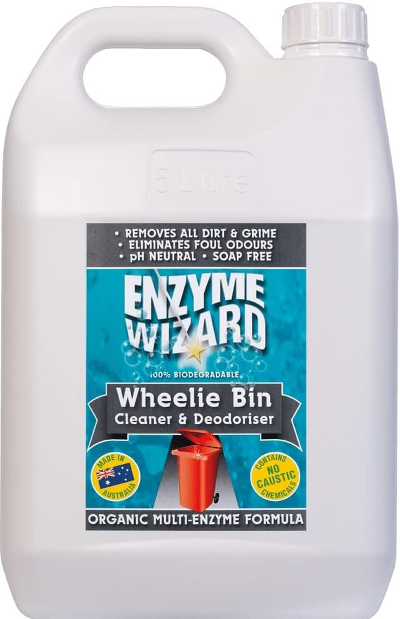 Enzyme Wizard Wheelie Bin Cleaner and Deodoriser, 5 Litres