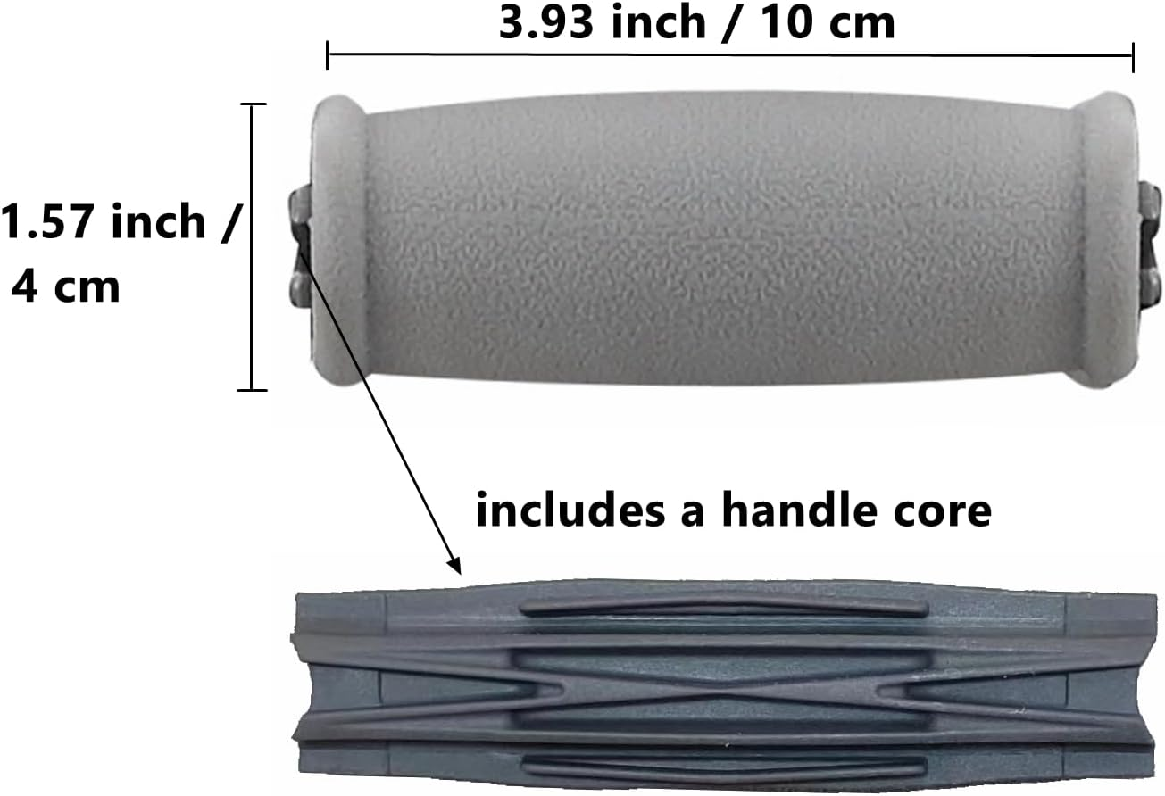 Crutch Underarm Pads and Crutch Hand Grip, Universal Crutch Armpit Pad Cover, Crutch Handgrip with Handgrip Core, under Arm Soft Cushioned Covers for Crutches Accessories(4 Pack) image number 4