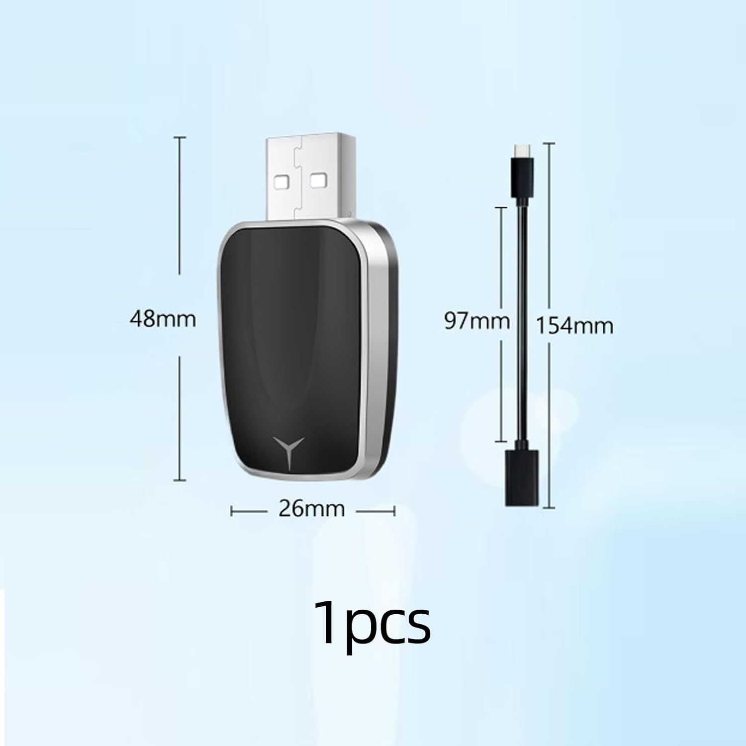 2-In-1 Wireless Carplay Adapter and Android Auto Kit,Plug & Play for Apple Carplay Wireless Adapter and Android Auto via USB-A/C image number 2