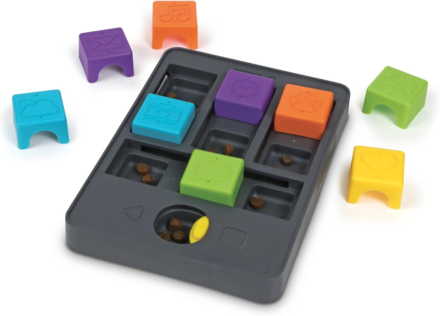 Brightkins Pup Phone Treat Puzzle for Dogs, Interactive Dog Toys for Boredom, Stimulation Brain Game, Slow Feeder Dog Bowl, Dog Presents, Birthday Dog Toy image number 2